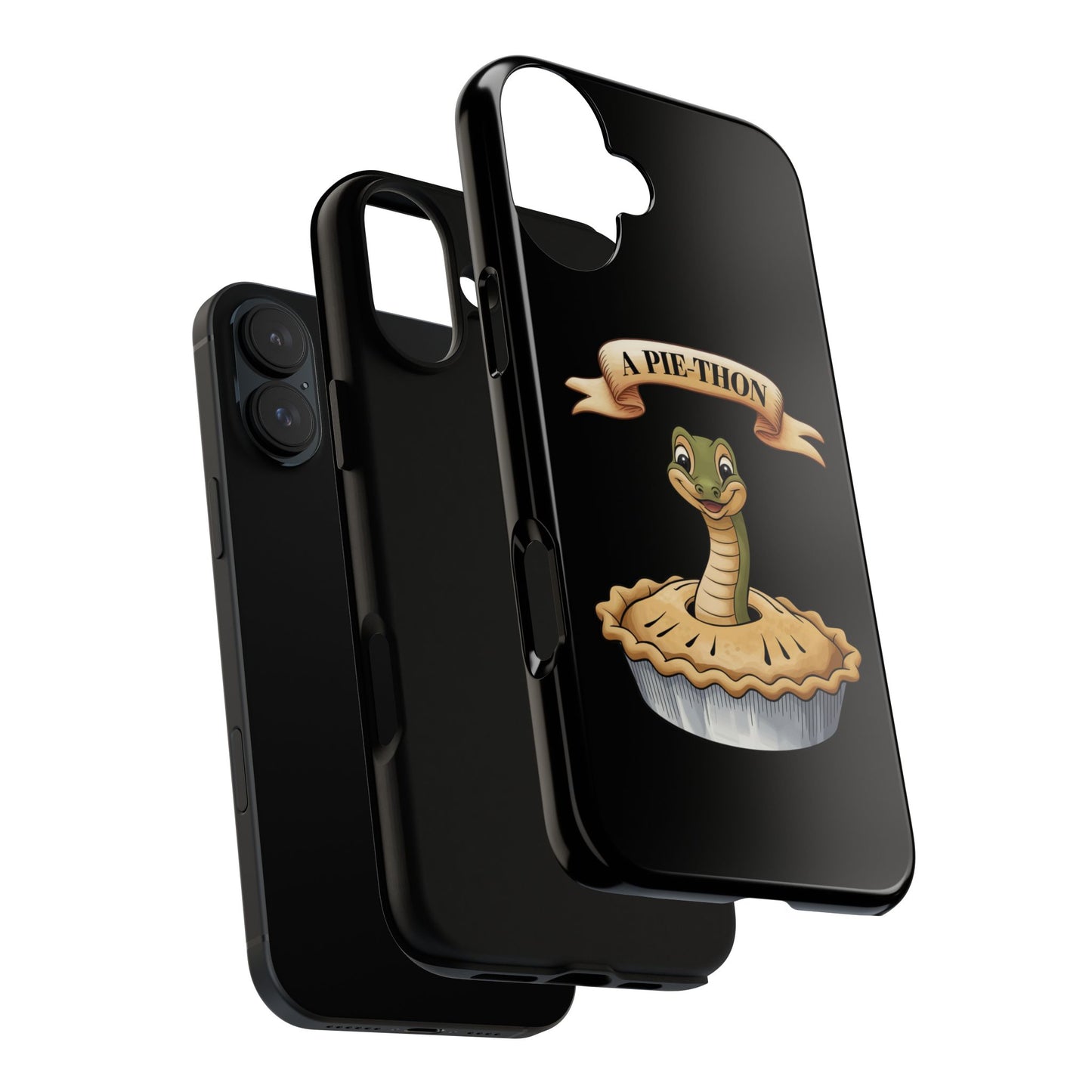 iPhone Case - 'Pie-Thon' Snake Pie Funny Tough Case