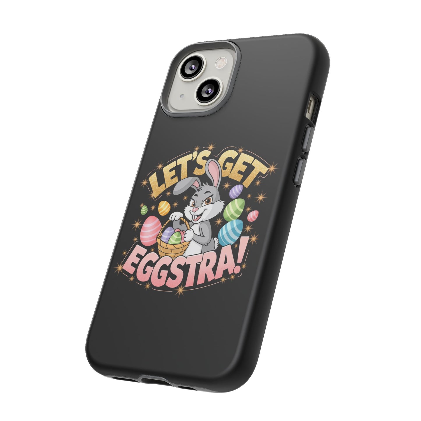 iPhone Case Easter Bunny 'Let's Get Eggstra Phone Case Easter iPhone Case