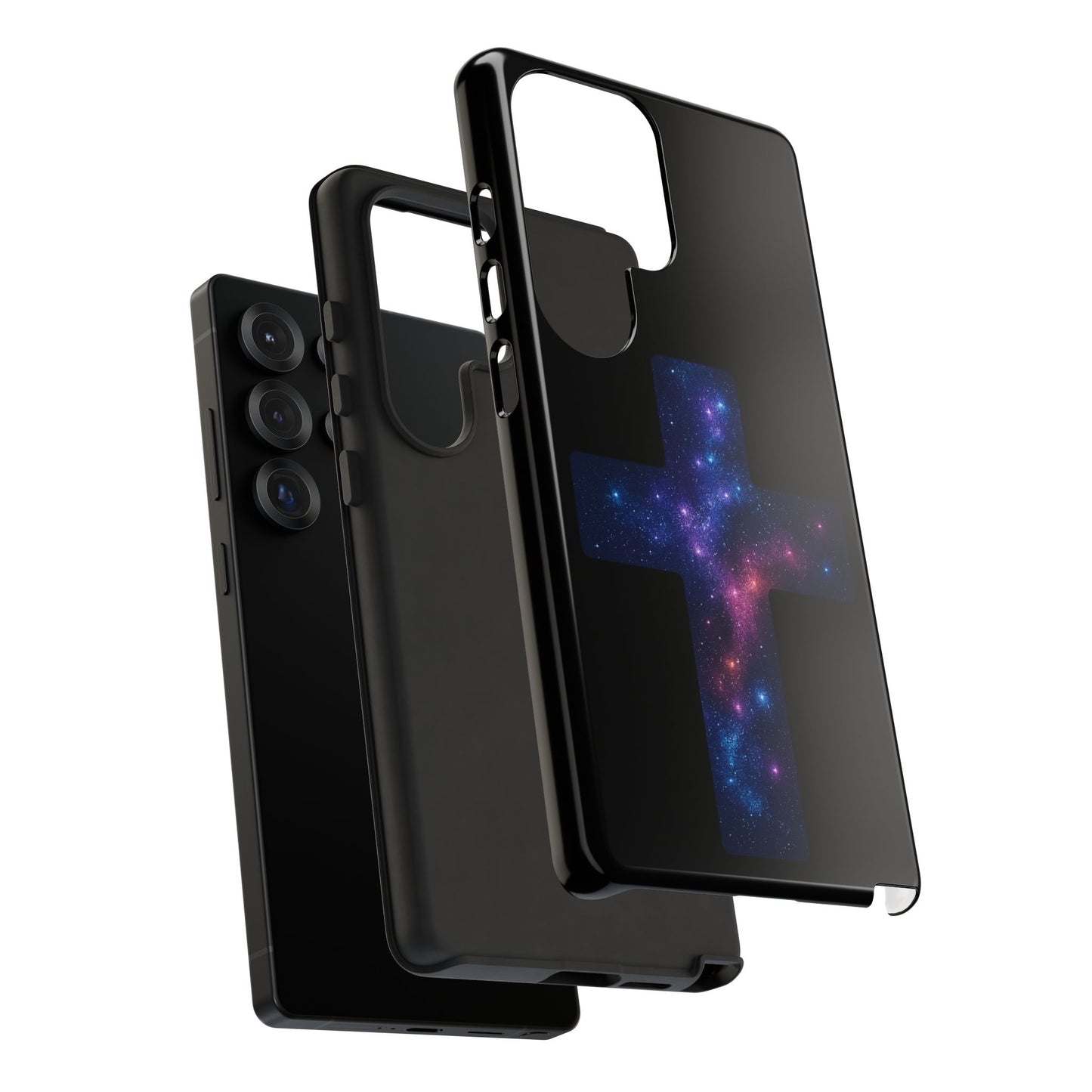 Samsung Phone Case - Galactic Cross Case Christian Phone Case Spiritual Samsung Case Religious Accessory Gift for Believers