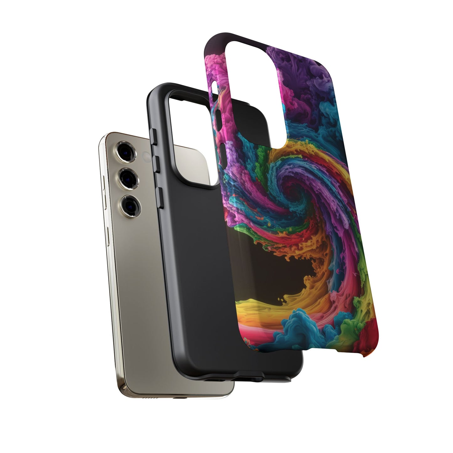 Phone Case - Colorful Swirl Design for Samsung Galaxy