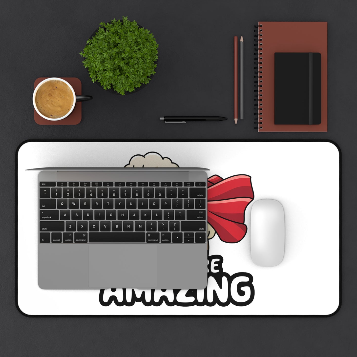 Ewe Are Amazing Desk Mat Funny Sheep Mouse Pad Motivational Office Gift Cute Teacher Desk Decor Gaming or Work Setup Mat