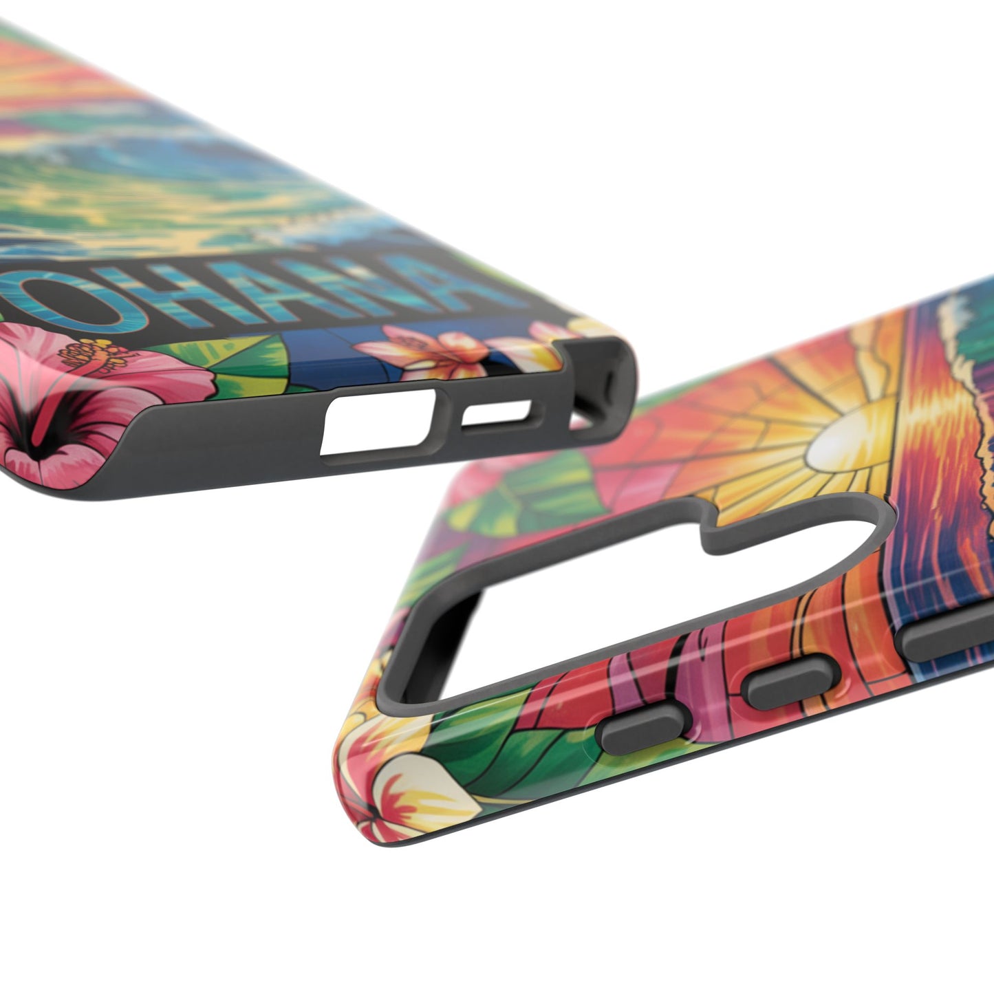 Samsung Galaxy Case Ohana Hawaiian Wave Phone Cover Sunset Tropical Beach Art Protective Case Gift for Samsung Lovers
