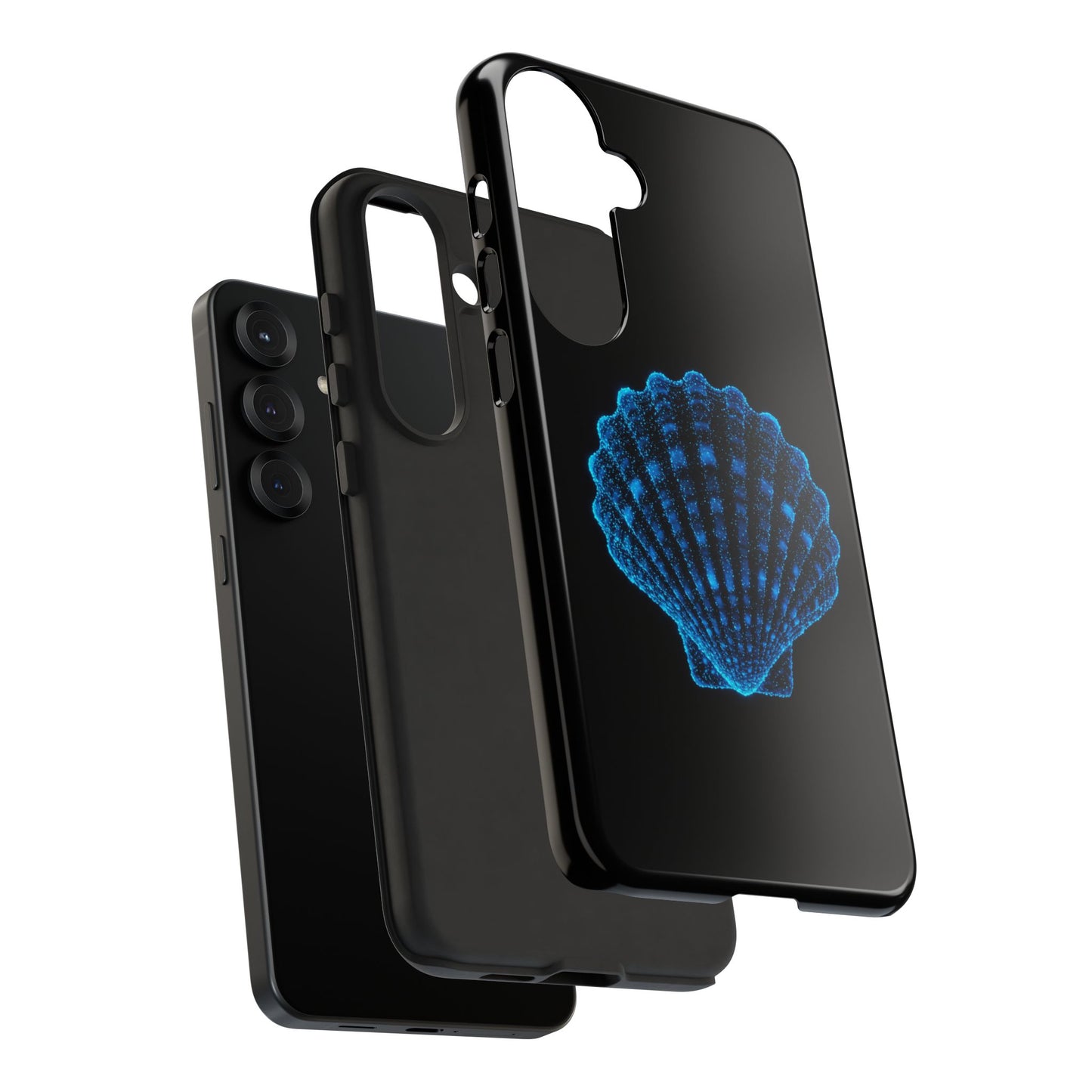Samsung Phone Case Bioluminescent Shell Design Nautical Phone Case Beach Accessory