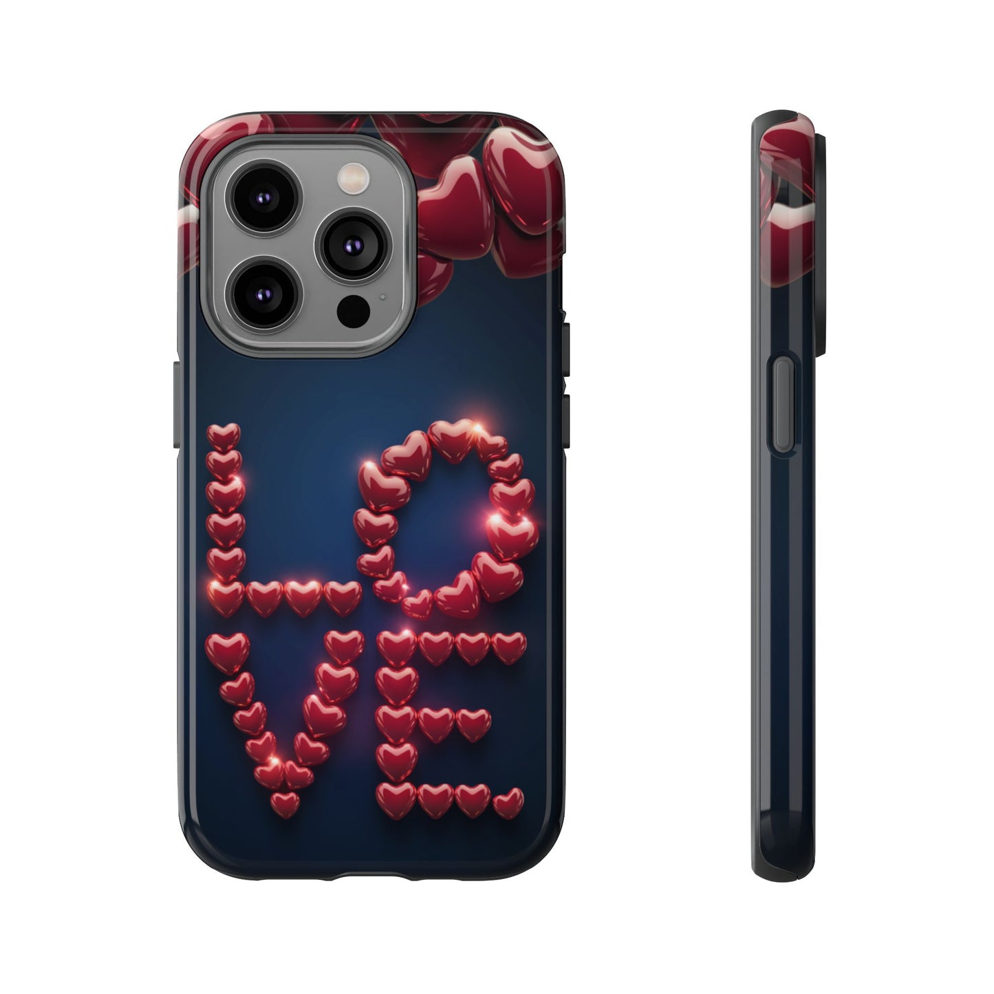 iPhone Case - Love Hearts Design
