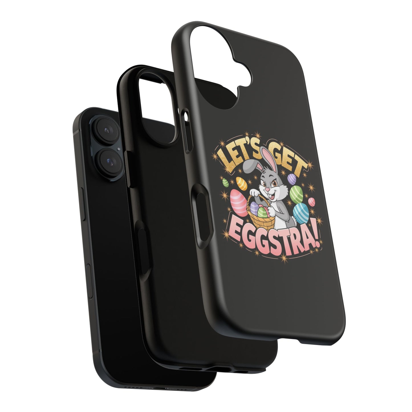 iPhone Case Easter Bunny 'Let's Get Eggstra Phone Case Easter iPhone Case
