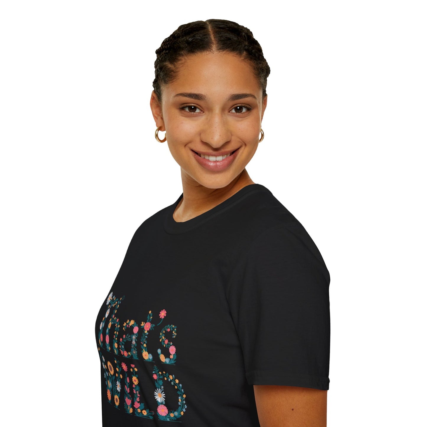 Cottagecore Floral ‘That’s Wild’ Graphic Tee • Wildflower Nature Shirt • Retro Bloom T‑shirt • Botanical Cottagecore Aesthetic Gift