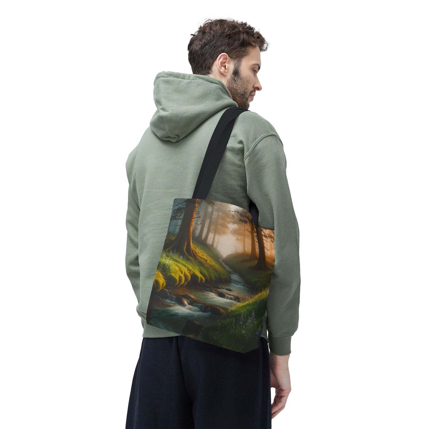 Nature Stream Tote Bag Shopping Bag Reusable Tote Nature Bag