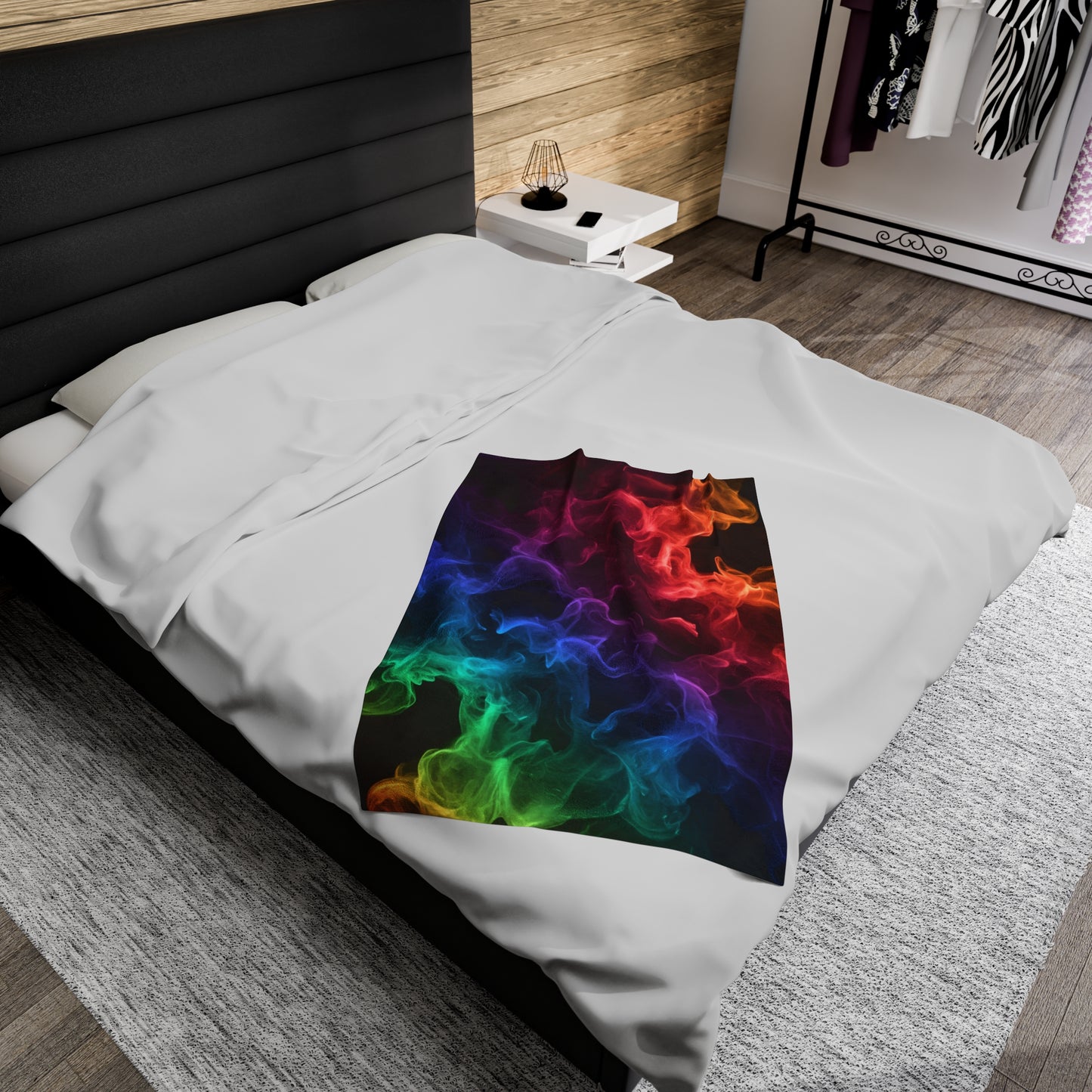 Color Smoke Clash Blanket