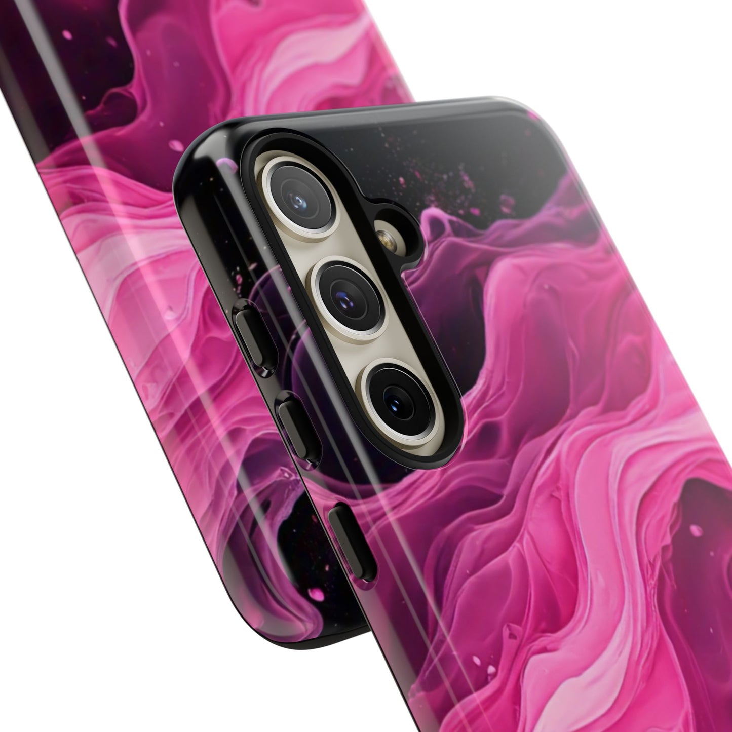 Samsung Galaxy Pink Paint Splash phone cover