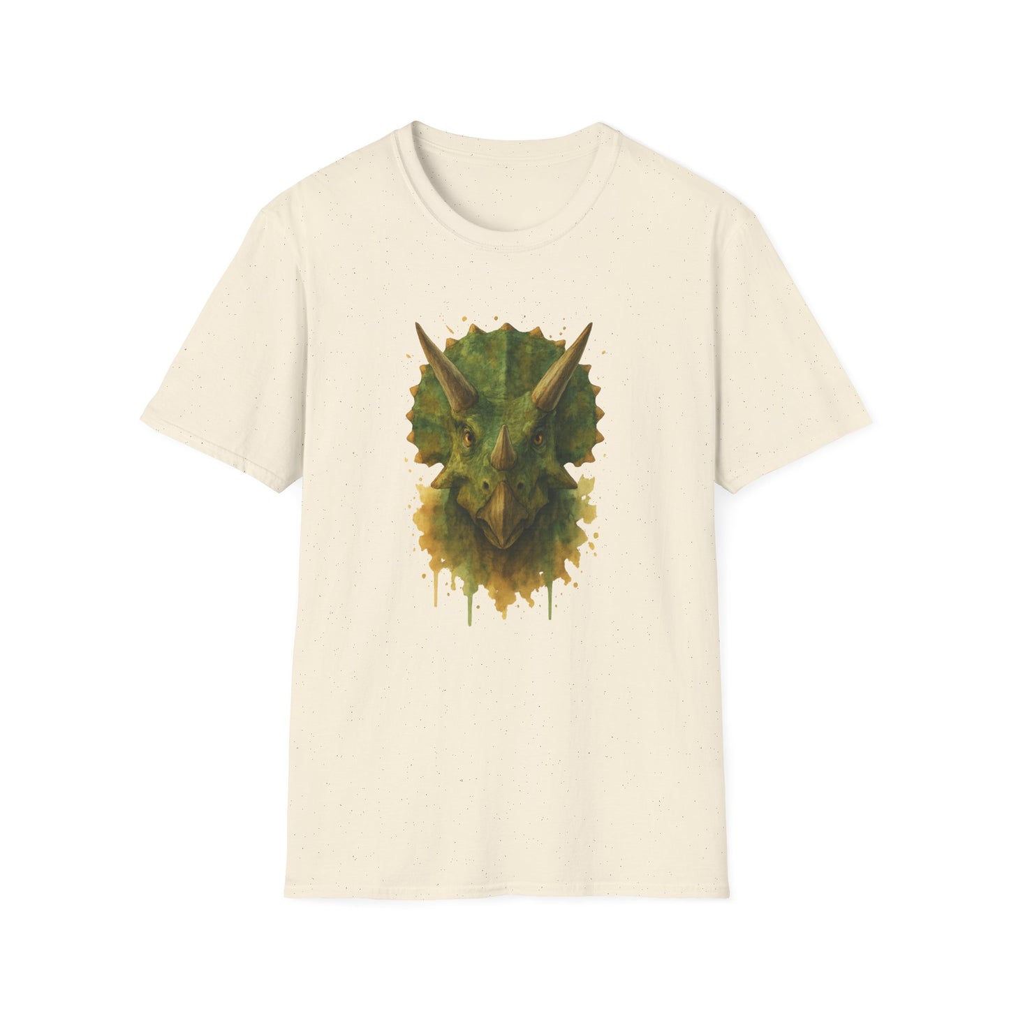 Watercolor Triceratops Dinosaur Shirt | Prehistoric Dino Tee for Women Men and Kids | Unique Gift, Nature Lover T-Shirt
