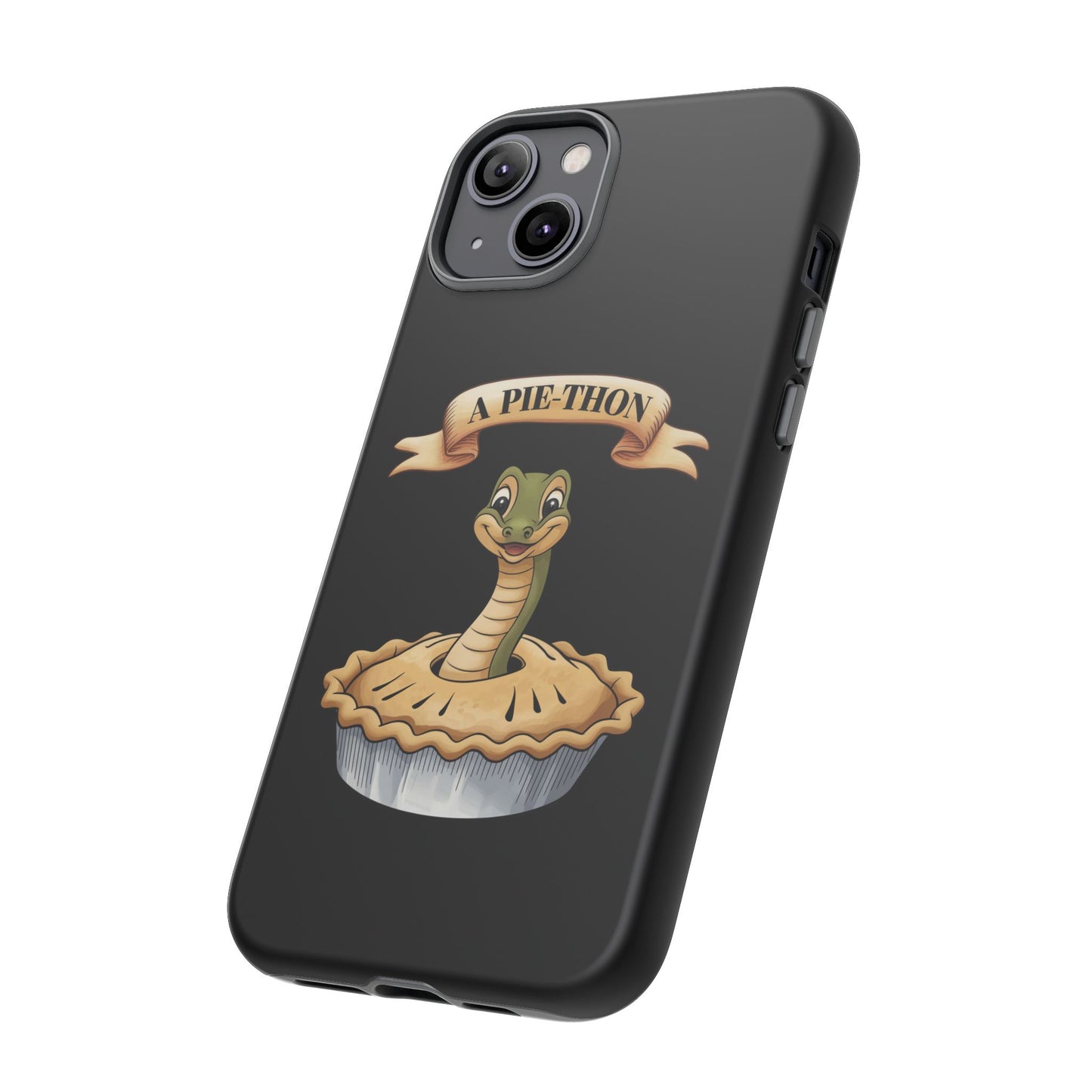 iPhone Case - 'Pie-Thon' Snake Pie Funny Tough Case