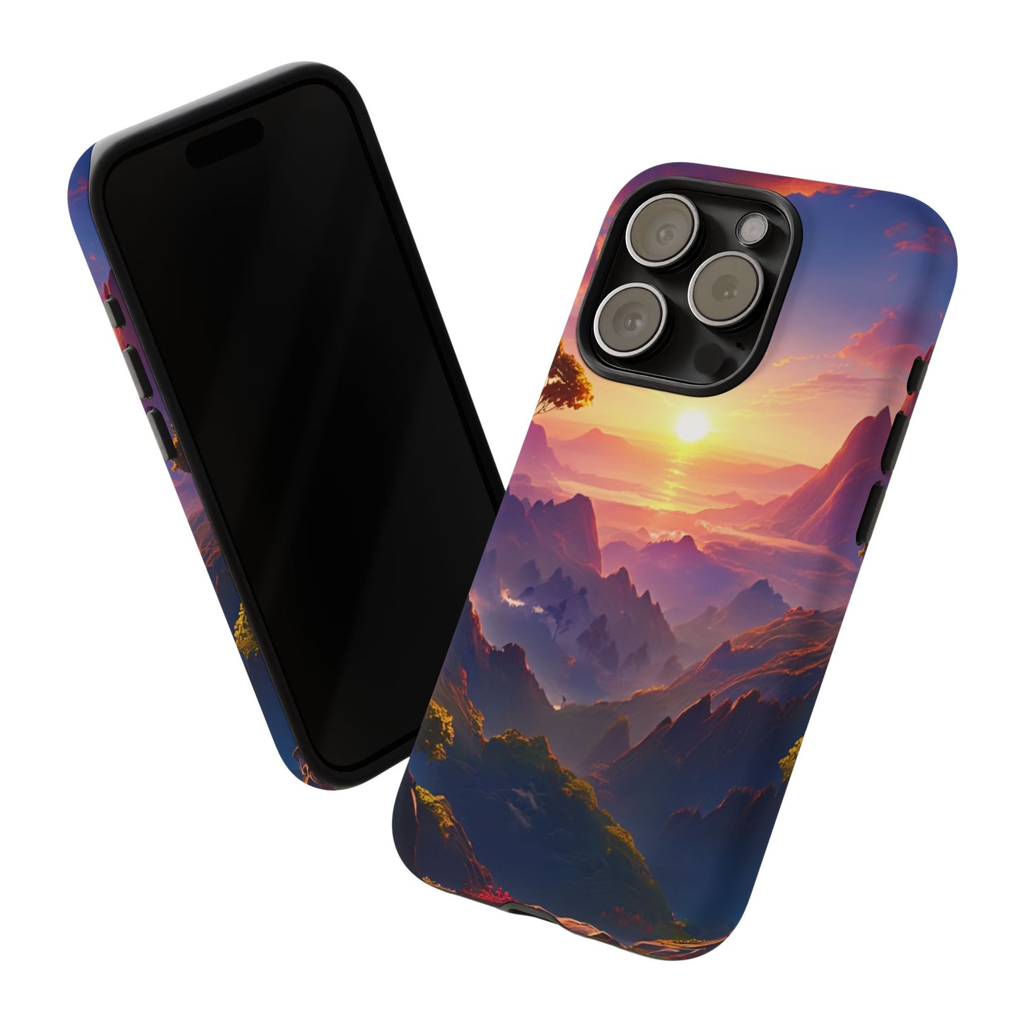 iPhone Tough Case - Artistic Sunset Landscape