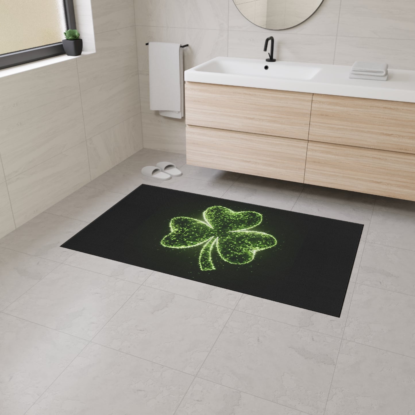 Floor Mat - Shamrock Design