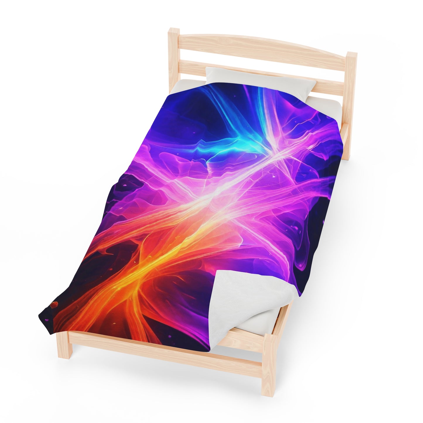 Color Splash Plush Velveteen Blanket