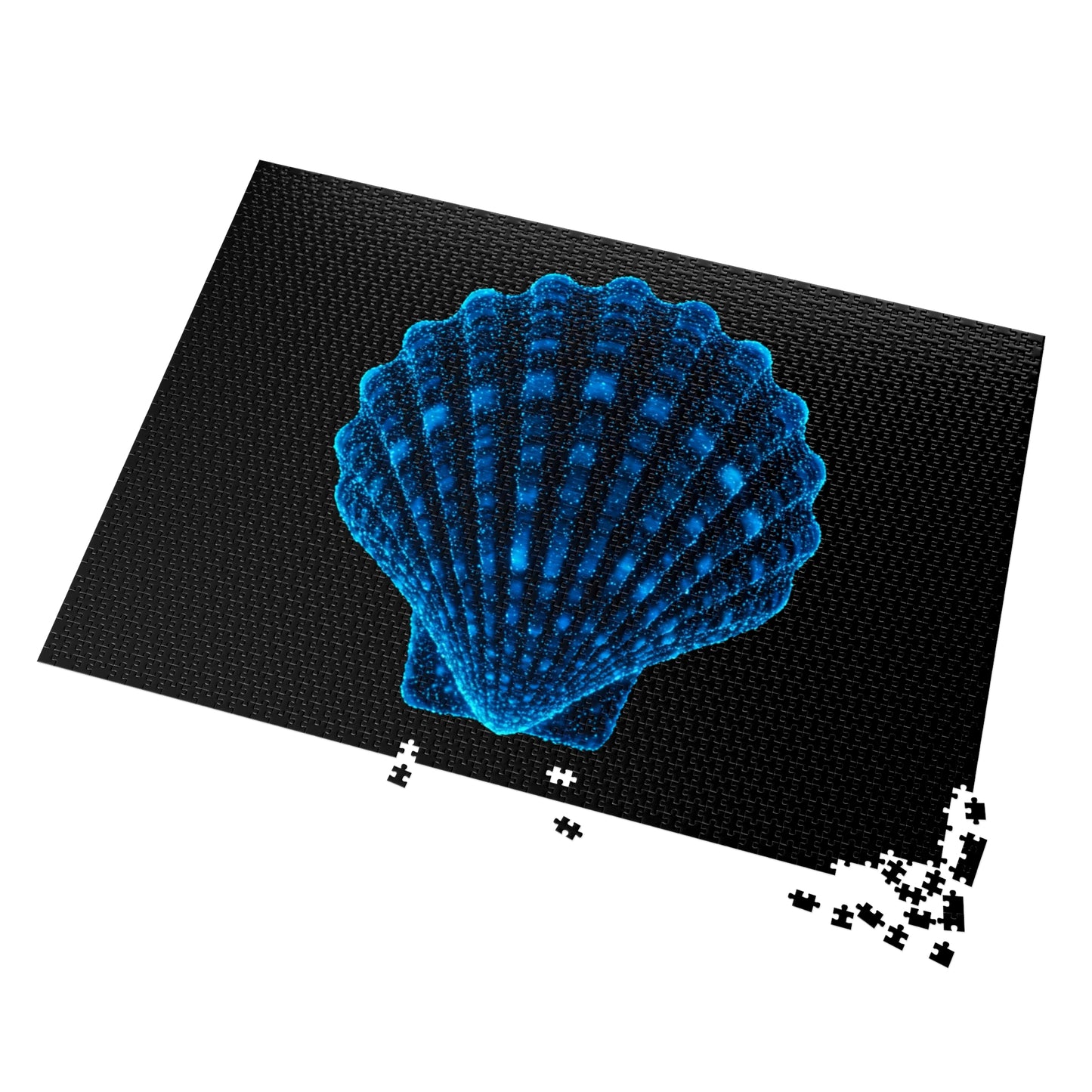 Glowing Shell Jigsaw Puzzle with Tin - Perfect Gift for Puzzle Lovers