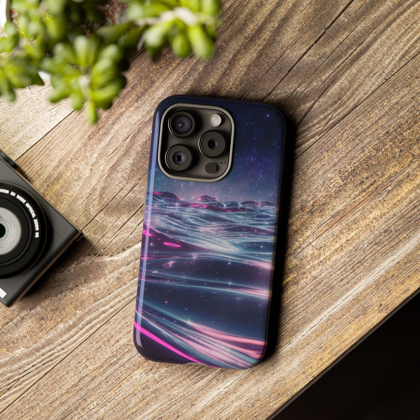 iPhone Case - Galactic Ocean and Sky Tough Case
