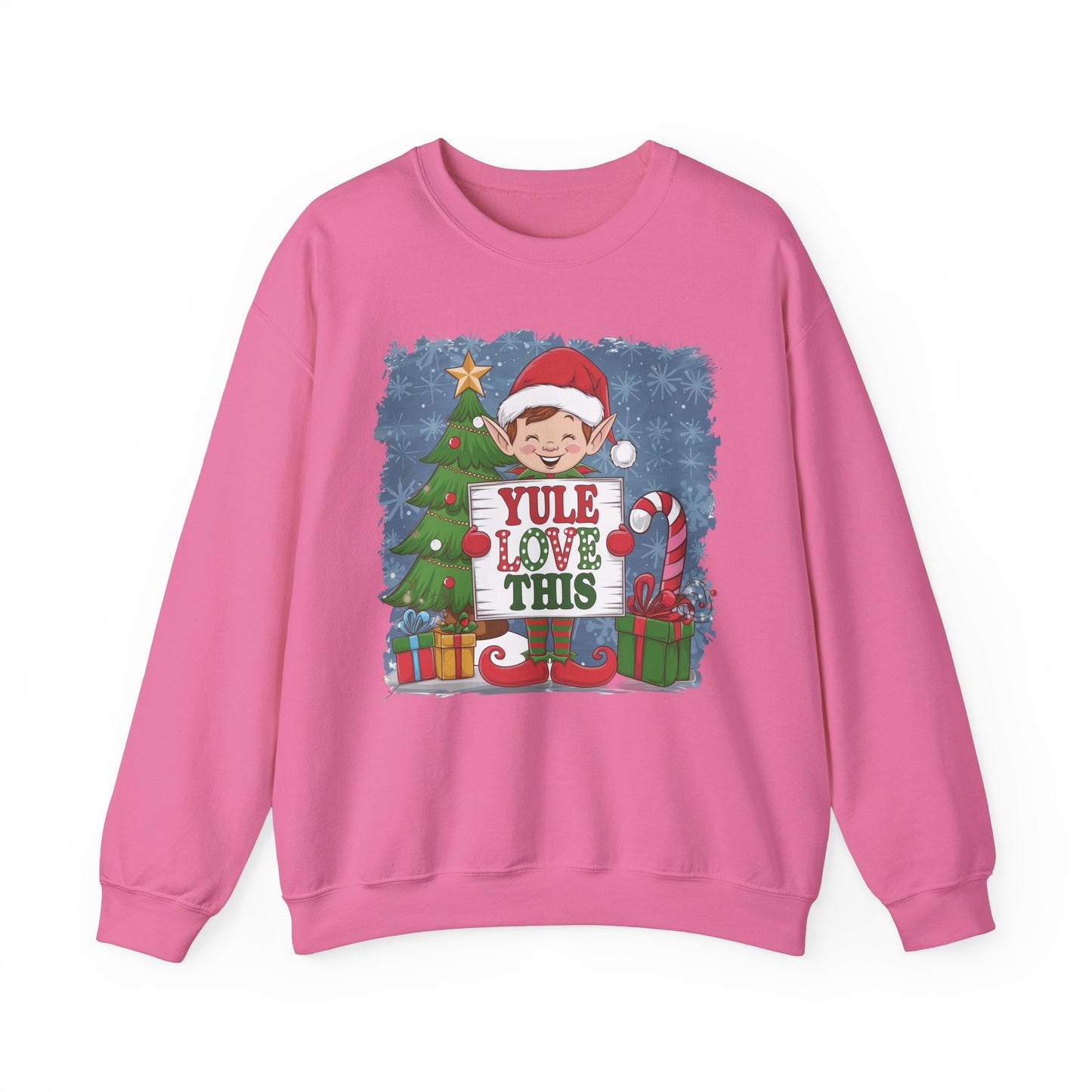 Christmas Elf Sweatshirt 'Yule Love This'
