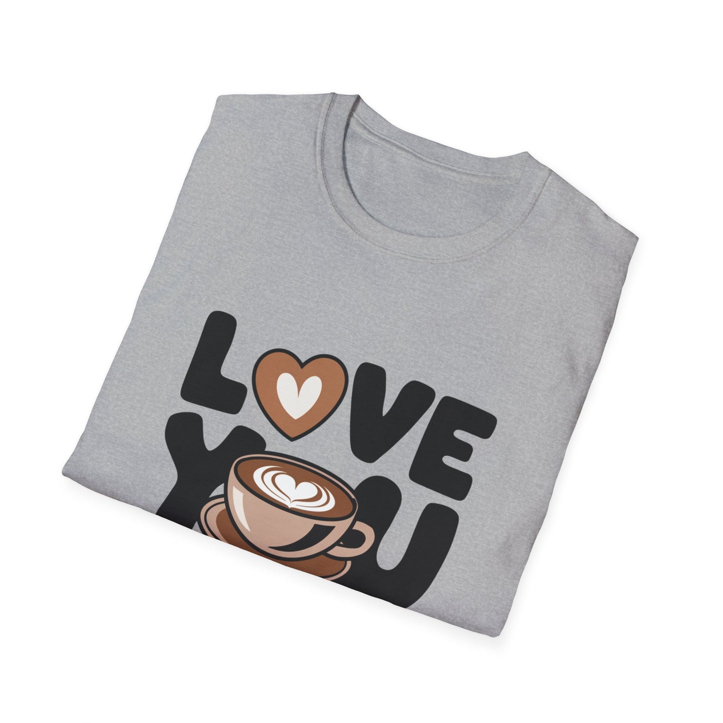 Love You Latte T‑Shirt – Cute Coffee Pun Tee | Latte Lover Gift | Coffee Humor Graphic Tee | Unisex Soft Cotton Coffee Shirt