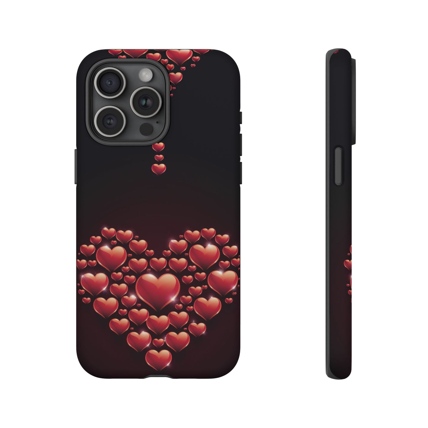 iPhone Case - Heart Made Out of Hearts Design