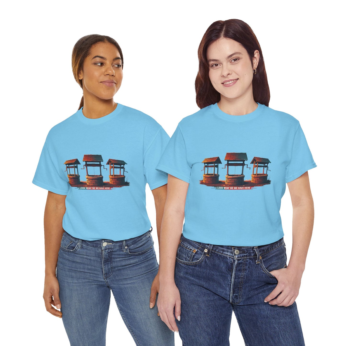 Funny “Well Well Well” T-Shirt • Pun Graphic Tee with Wishing Wells • Retro Vintage Humor Shirt • Gift for Pun Lovers & Joke Fans