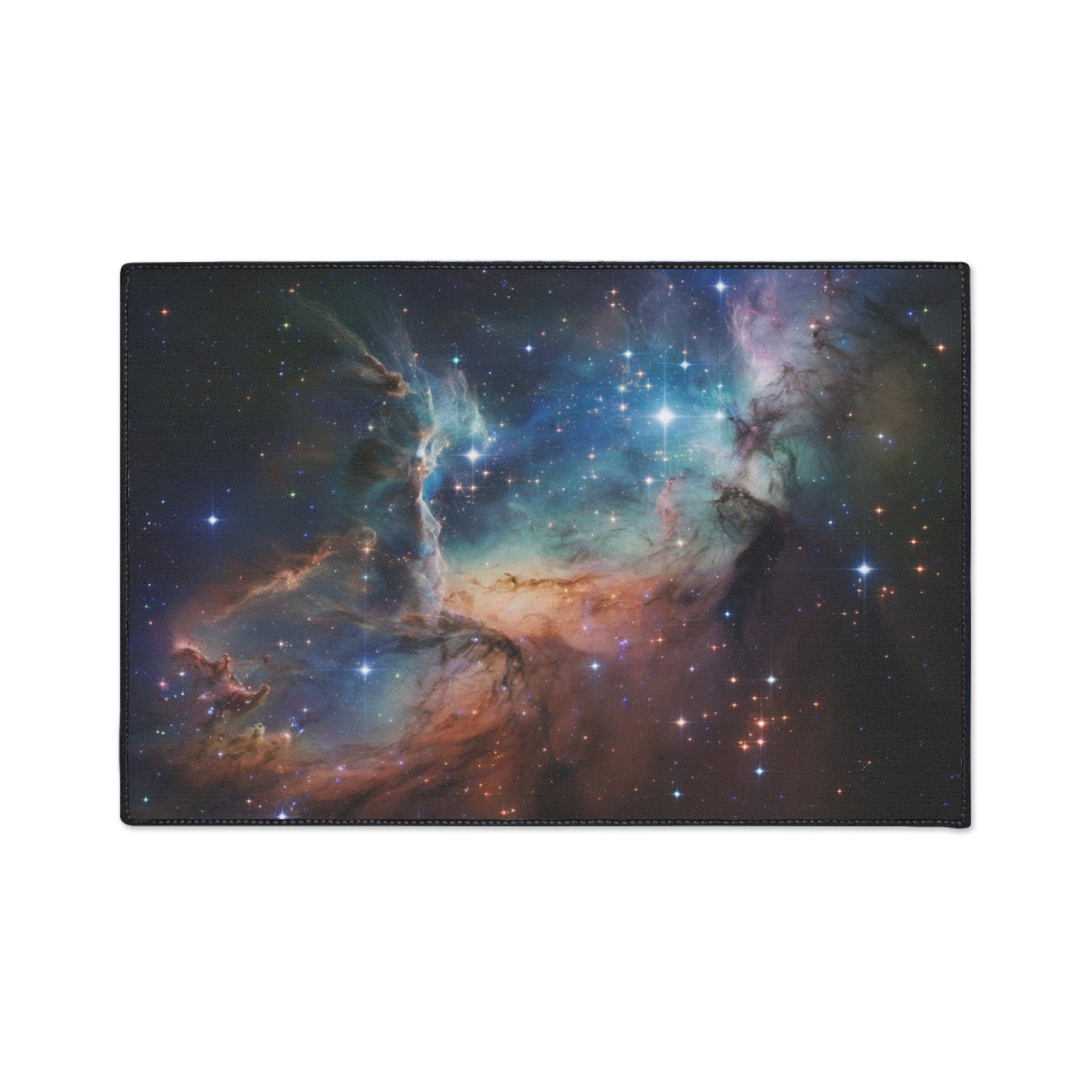Floor Mat Space Door Mat Cosmic Welcome Mat Galactic Floor Mat Starry Welcome Mat