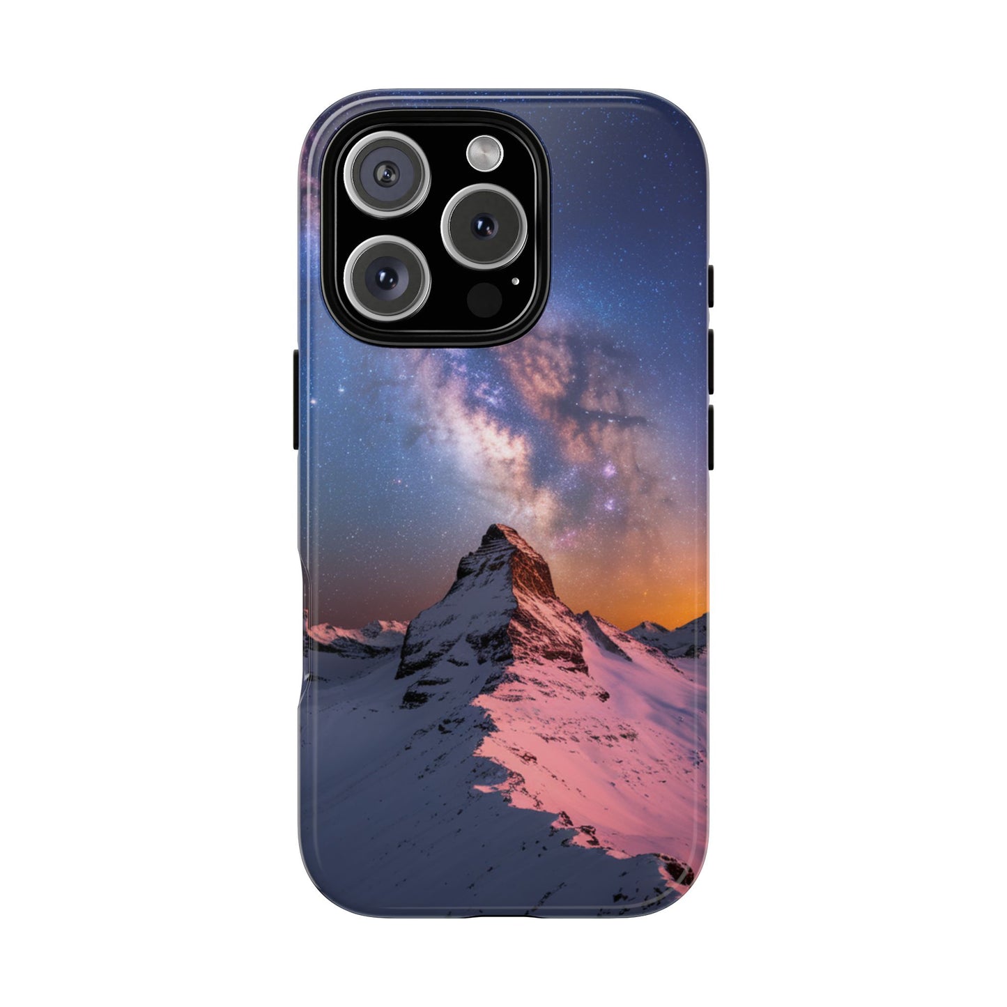 iPhone Case Mountain Top and Milky Way Nature Phone Case Unique Gift