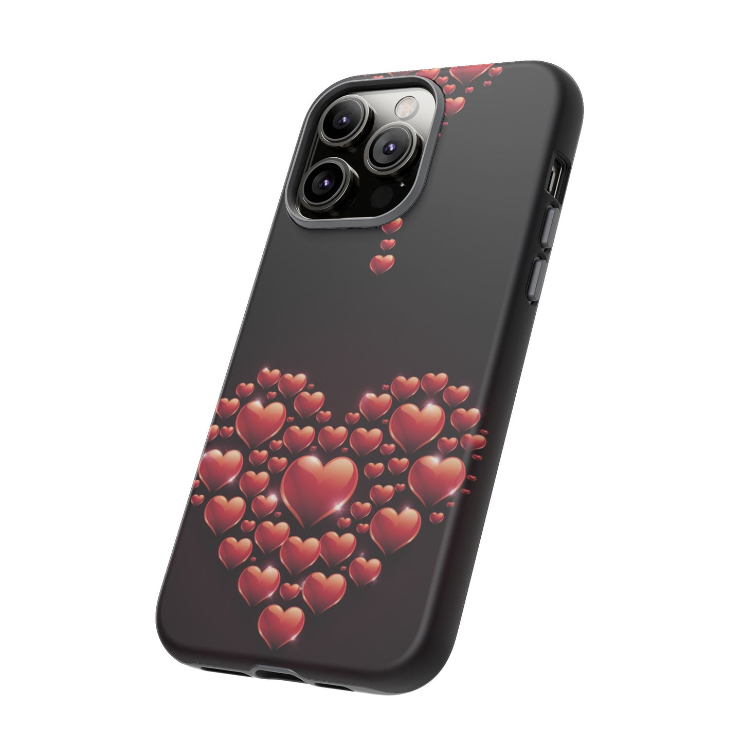 iPhone Case - Heart Made Out of Hearts Design