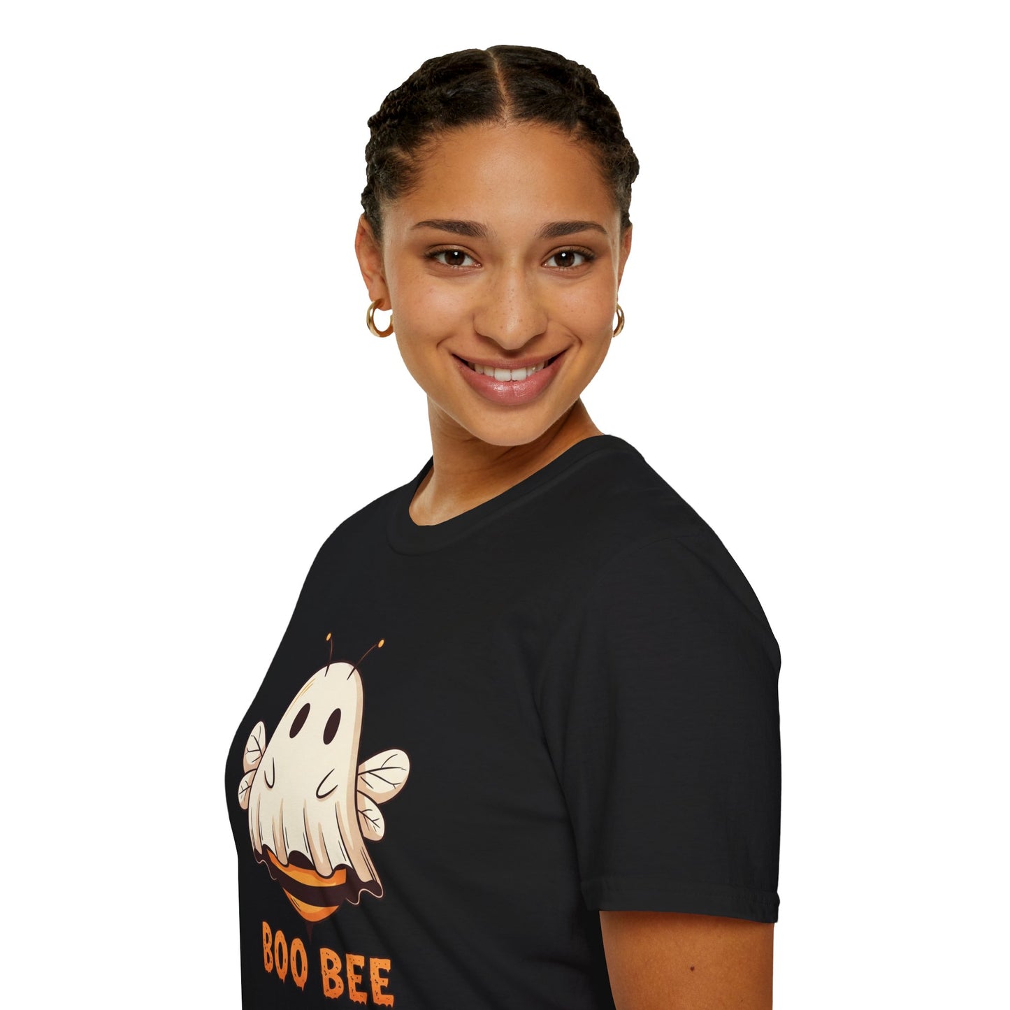 Funny Boo Bee Halloween Shirt – Cute Ghost Bee Costume Tee, Spooky Season Pun Shirt, Bee Lover Gift, Fall T-Shirt, Unisex Sizes