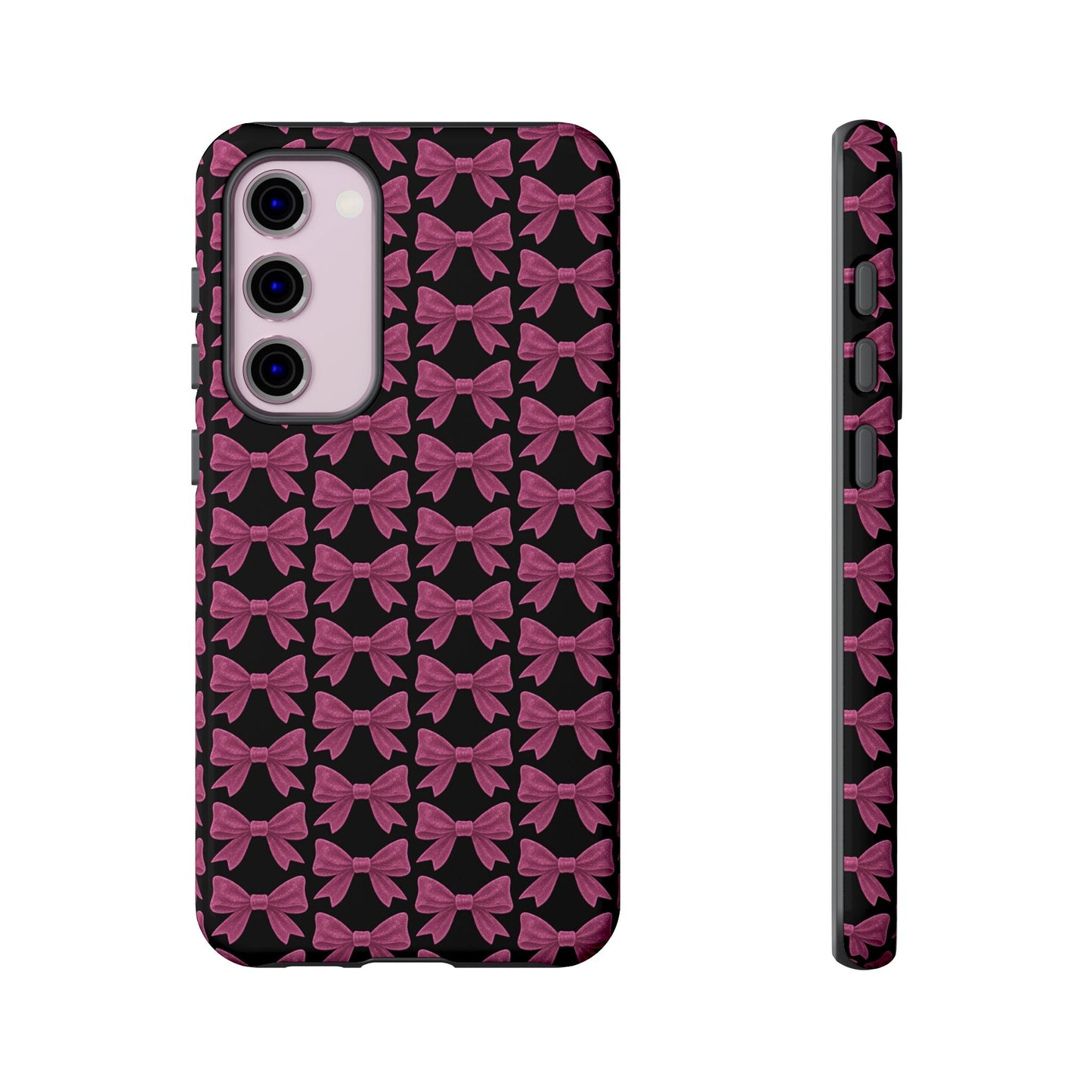Pink Bow Samsung Case Coquette Aesthetic Phone Cover Cute Girly Phone Case Glossy Y2K Accessory Kawaii Samsung Case Gift