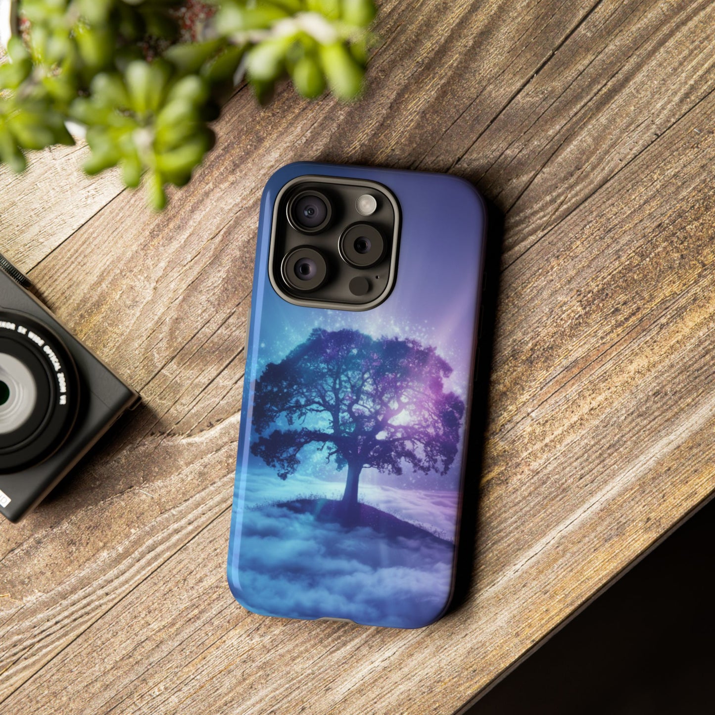 iPhone Case with Dreamy Tree Design