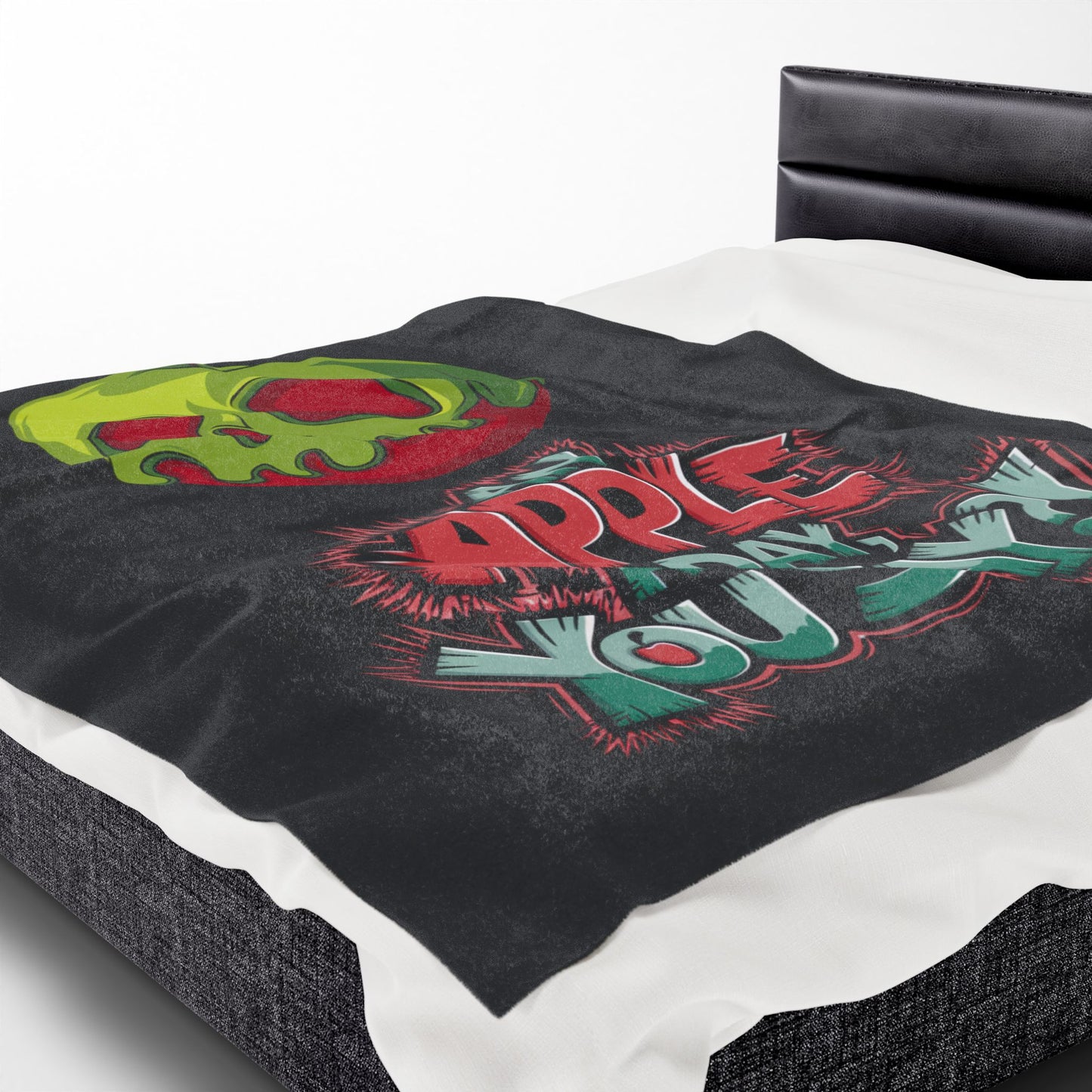 Plush Blanket - Poison Apple Design for Cozy Nights