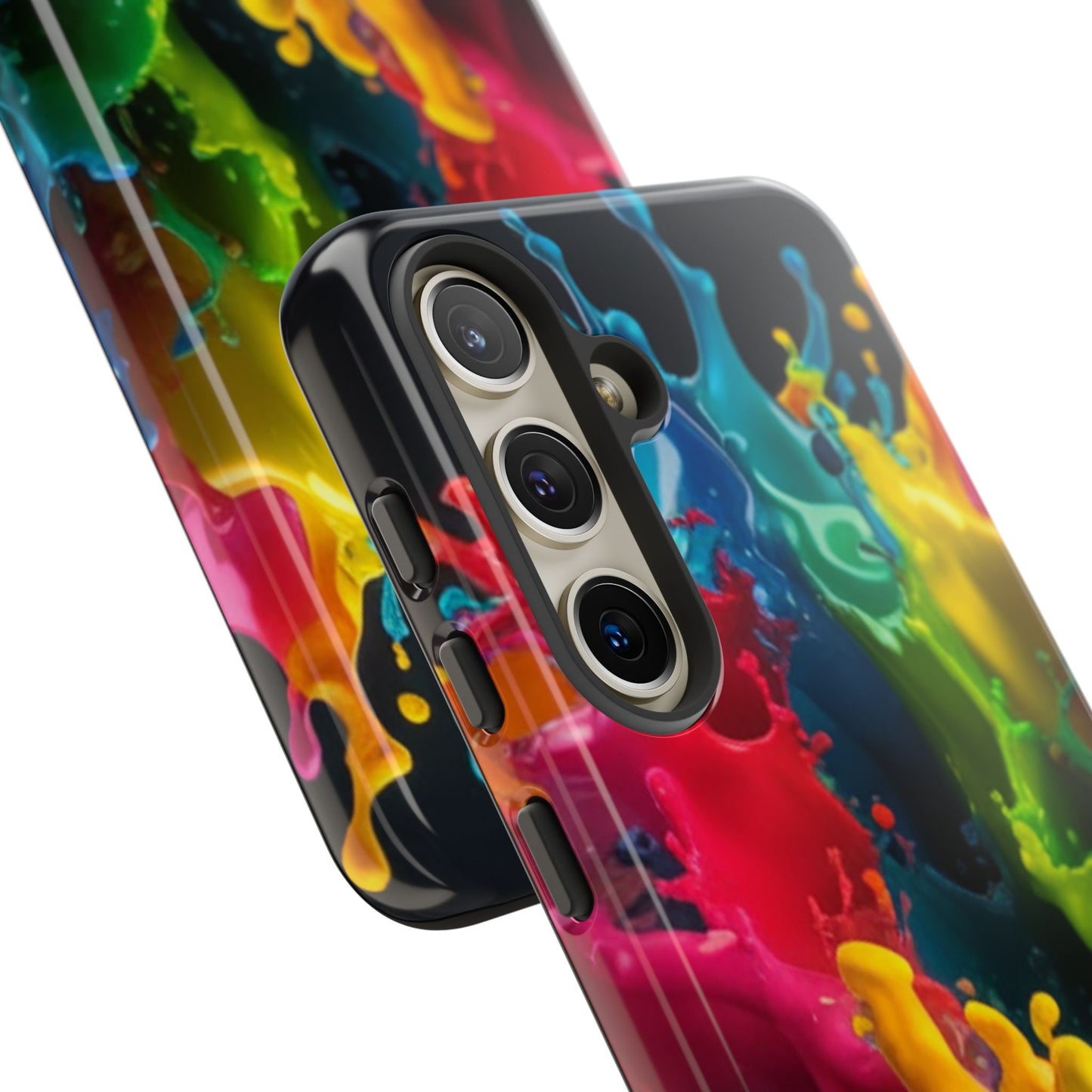 Vibrant Splash Samsung Phone Case - Tough Spectrum Splash Samsung Case