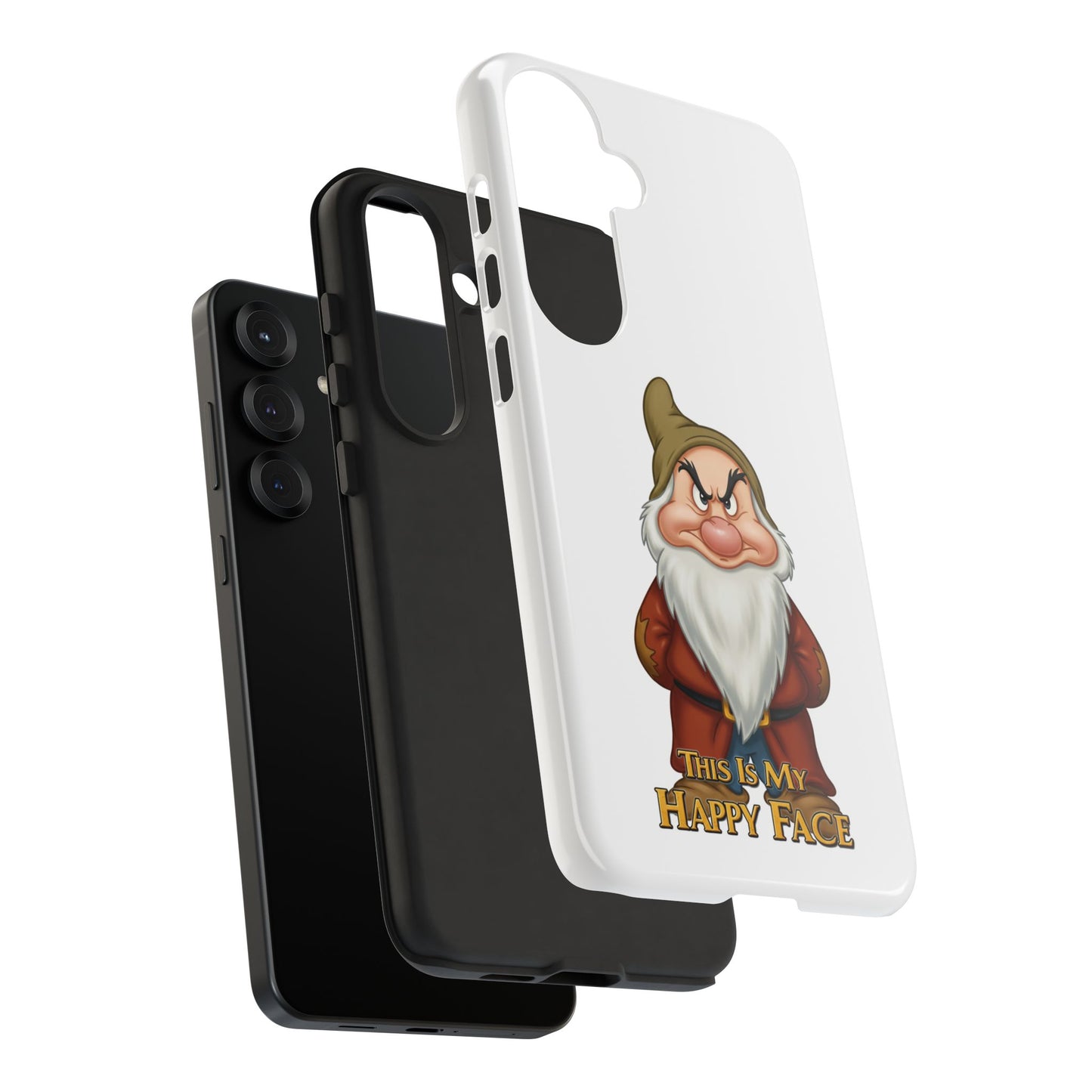 Samsung Phone Case - Grumpy Dwarf 'This is My Happy Face'