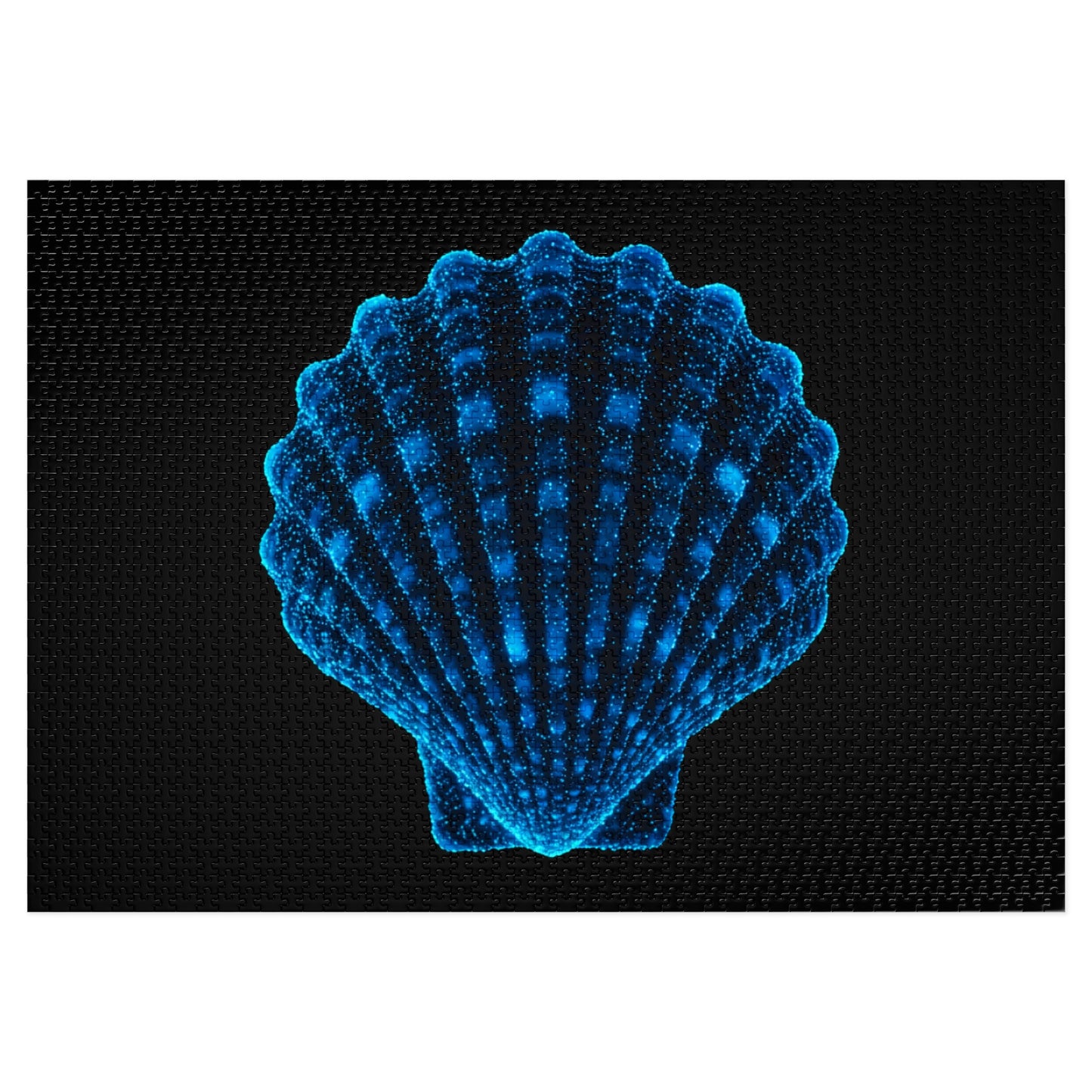 Glowing Shell Jigsaw Puzzle with Tin - Perfect Gift for Puzzle Lovers
