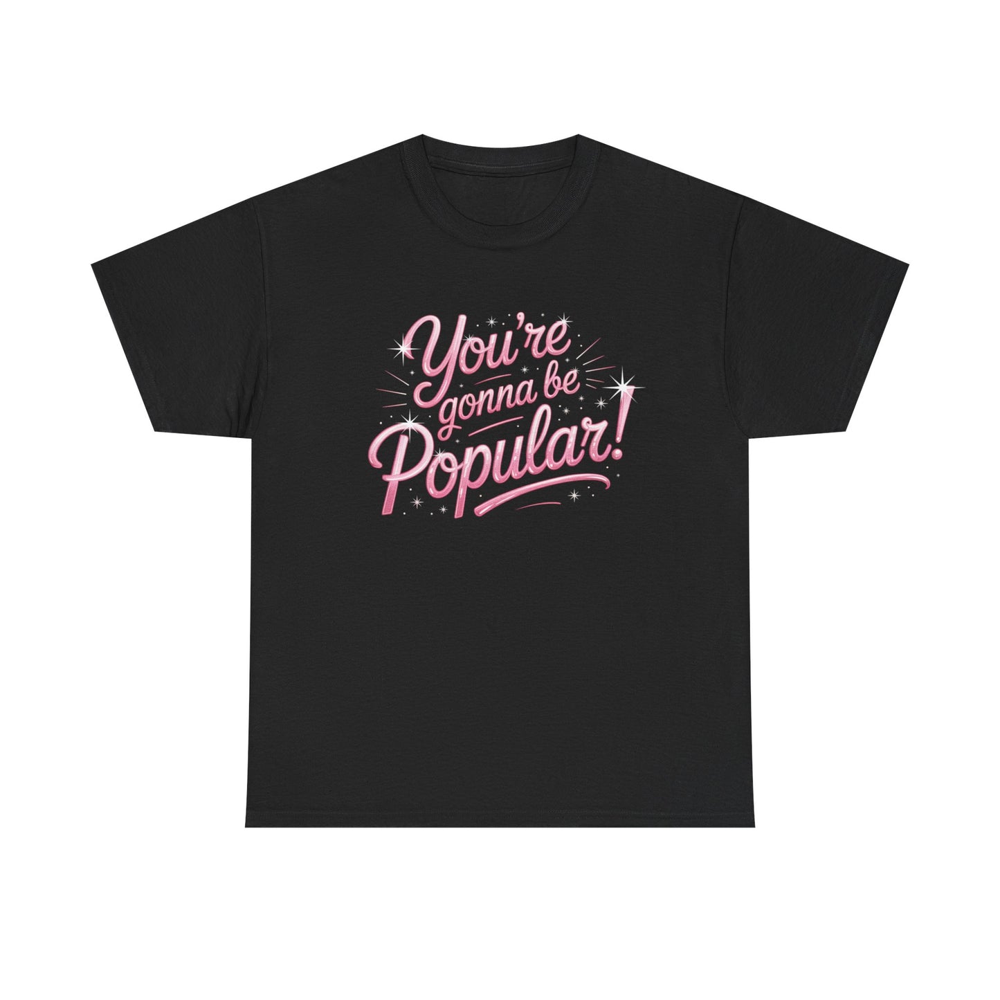 You’re Gonna Be Popular Wicked Musical Tee – Broadway Quote Shirt – Funny Retro Typography T-Shirt for Theatre Fans & Musical Lovers