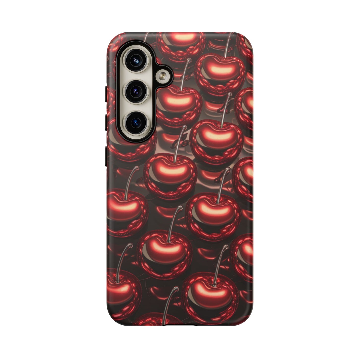 Phone Case - Shiny Cherries Design for Samsung Galaxy