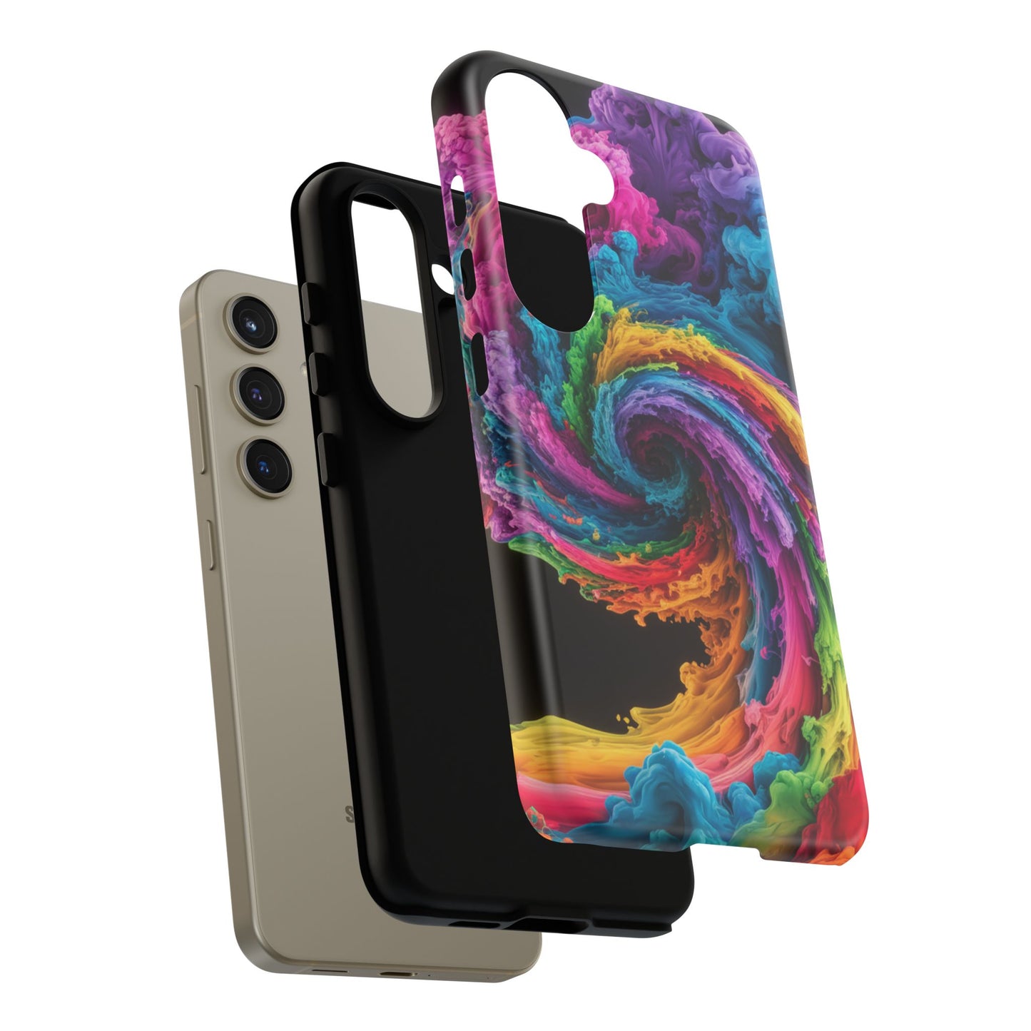 Phone Case - Colorful Swirl Design for Samsung Galaxy