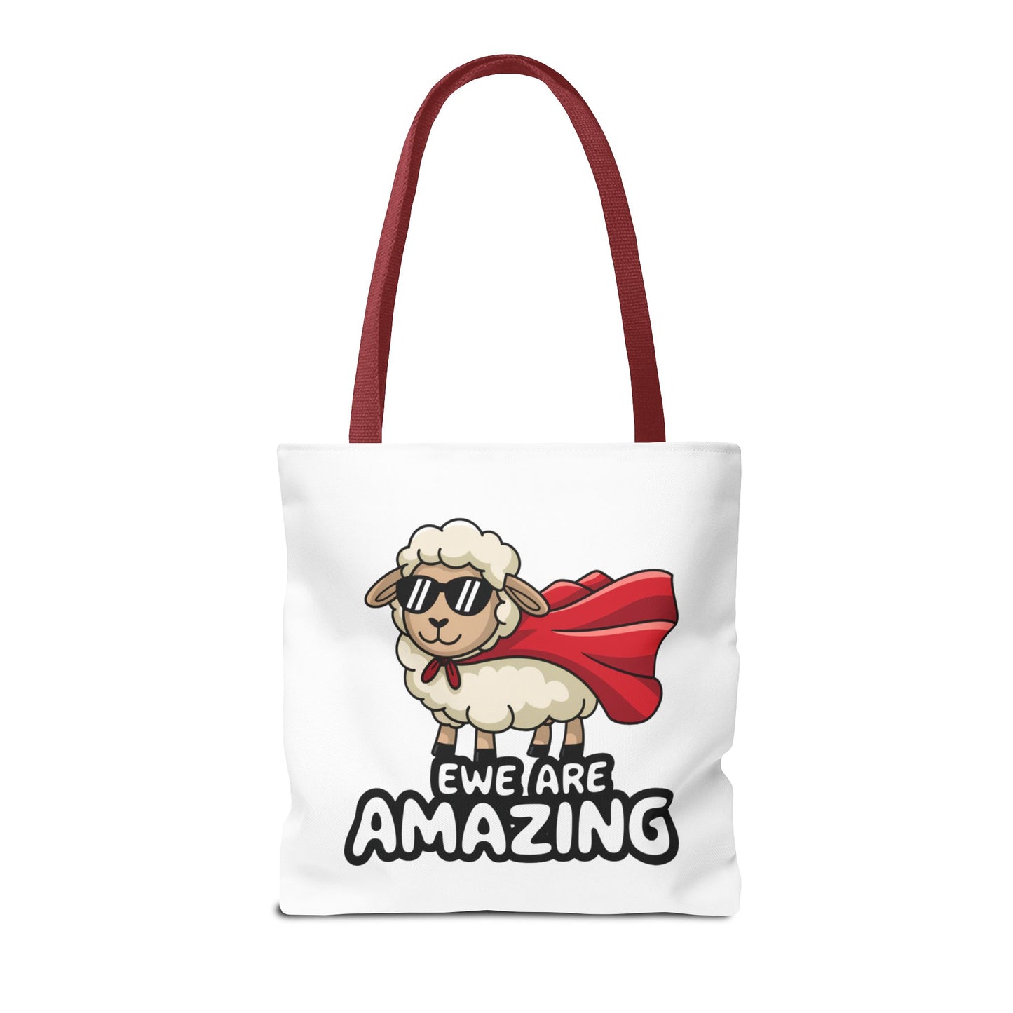 Sheep Tote Bag - Ewe Are Amazing Inspirational Bag Everyday Tote Funny Bag