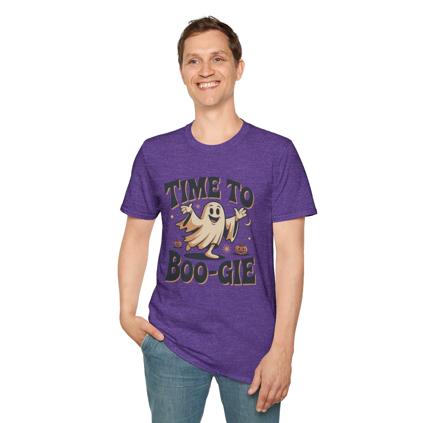Time To Boo-gie Ghost Dance Halloween T-Shirt • Retro Spooky Ghost Tee • Funny Boo-gie Costume Tee • Spooky Season Graphic Shirt