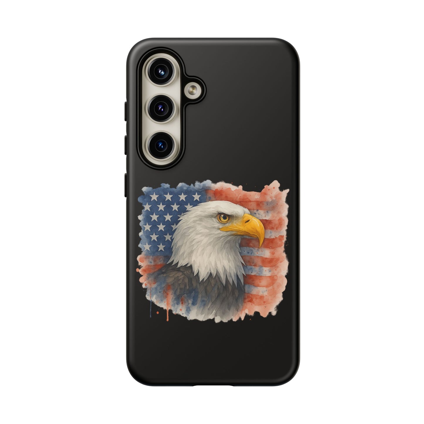 Eagle Flag Phone Case for Samsung Phone - Patriotic Tough Case for Freedom Lovers 4th of July Case Memorial Day Veteran's Day