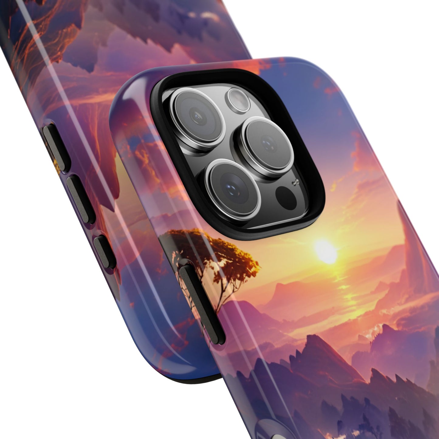 iPhone Tough Case - Artistic Sunset Landscape