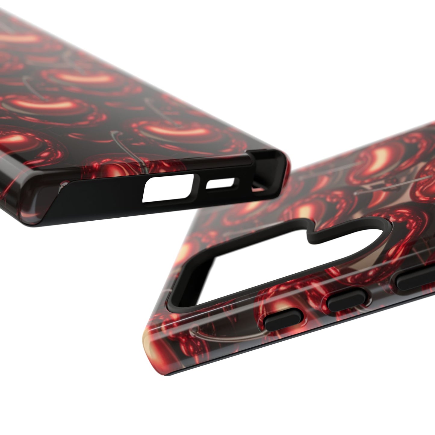 Phone Case - Shiny Cherries Design for Samsung Galaxy