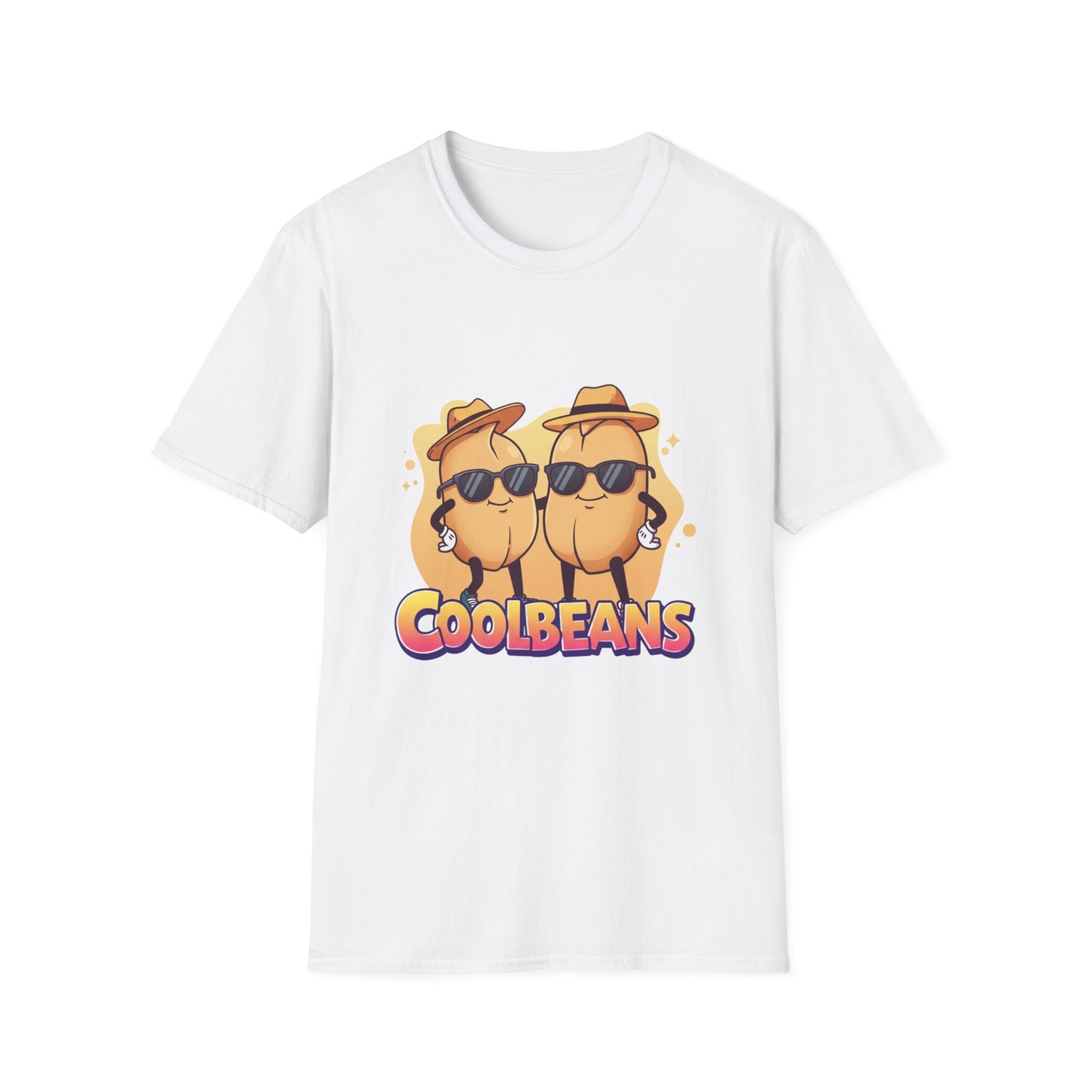 Cool Beans T-Shirt - Two Cooler-Than-Cool Beans With Sunglasses, Quirky Food-Pun Gift Tee for Him, Her or Besties - Perfect Humor and Style