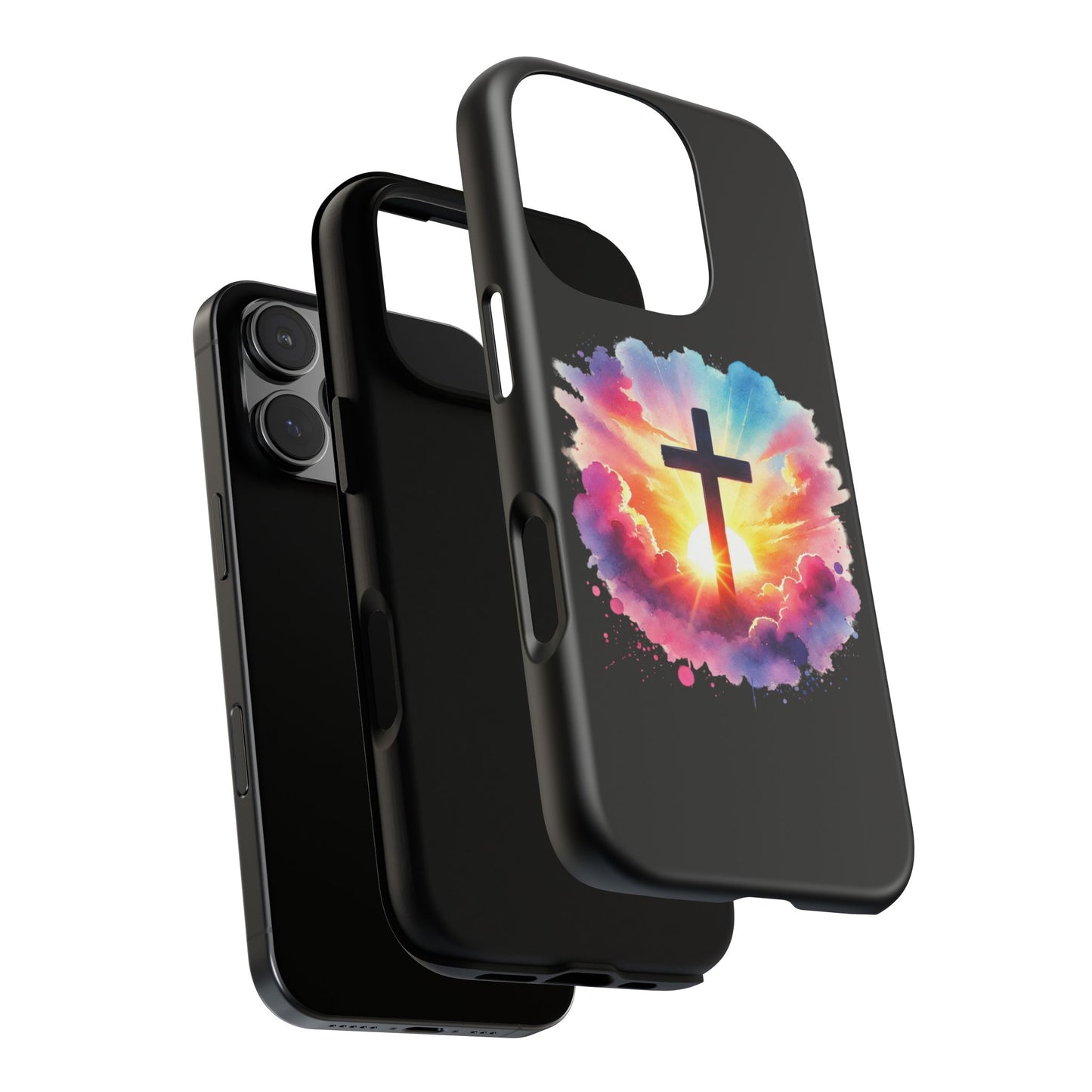 Inspirational Cross iPhone Case Christian Phone Case Easter iPhone Case Faith Based Case Easter iPhone Case