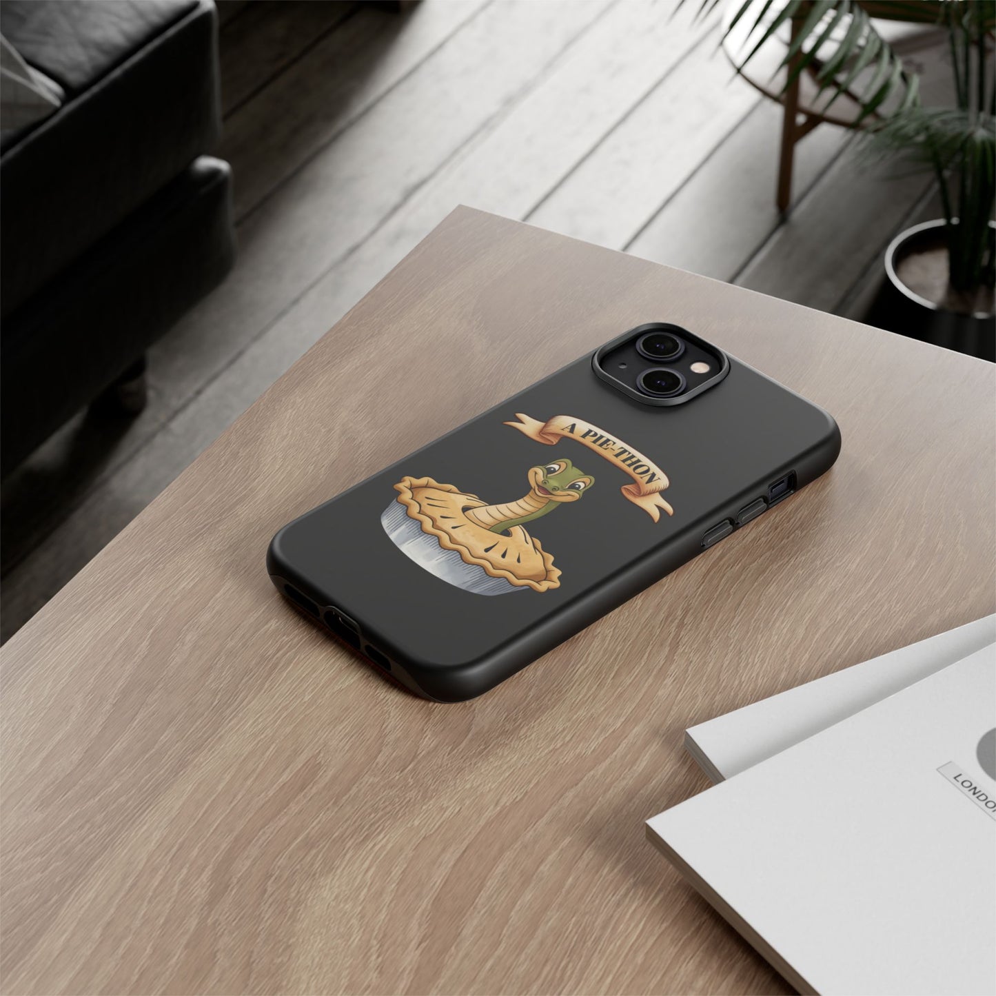 iPhone Case - 'Pie-Thon' Snake Pie Funny Tough Case