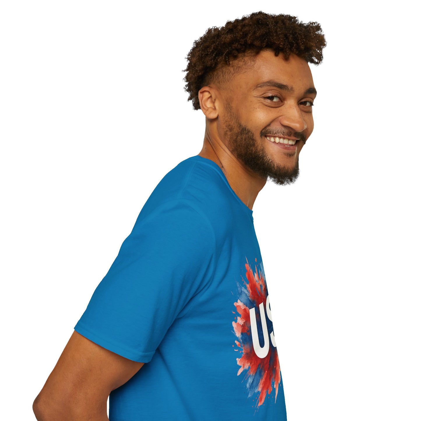 Watercolor USA T-Shirt Unisex | Red White Blue Shirt | Patriotic Graphic Tee | July 4th Shirt | Independence Day Tee | American Flag Shirt