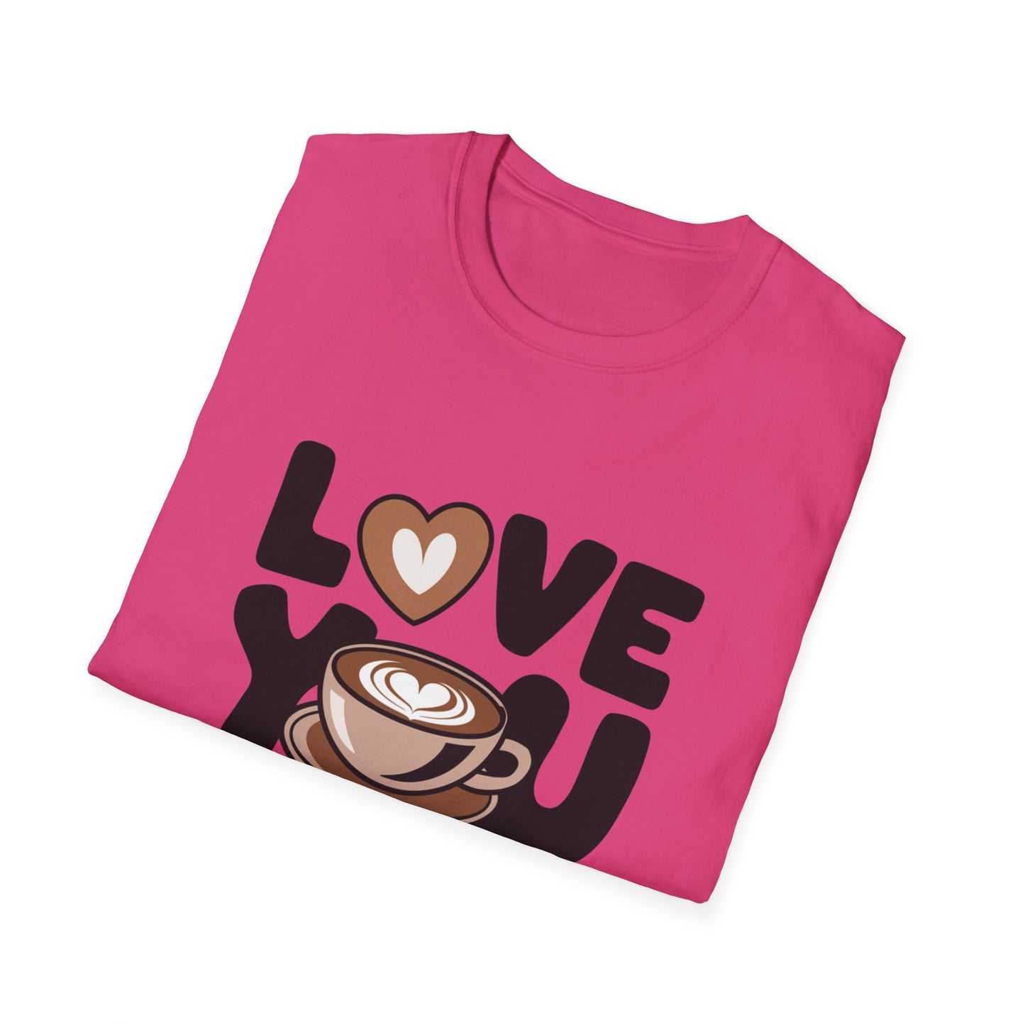 Love You Latte T‑Shirt – Cute Coffee Pun Tee | Latte Lover Gift | Coffee Humor Graphic Tee | Unisex Soft Cotton Coffee Shirt