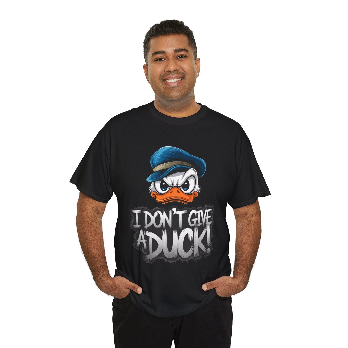 I Don’t Give a Duck Shirt – Funny Grumpy Duck Tee – Sarcastic Animal Graphic Shirt – Unisex Gift for Duck Lovers & Meme Fans