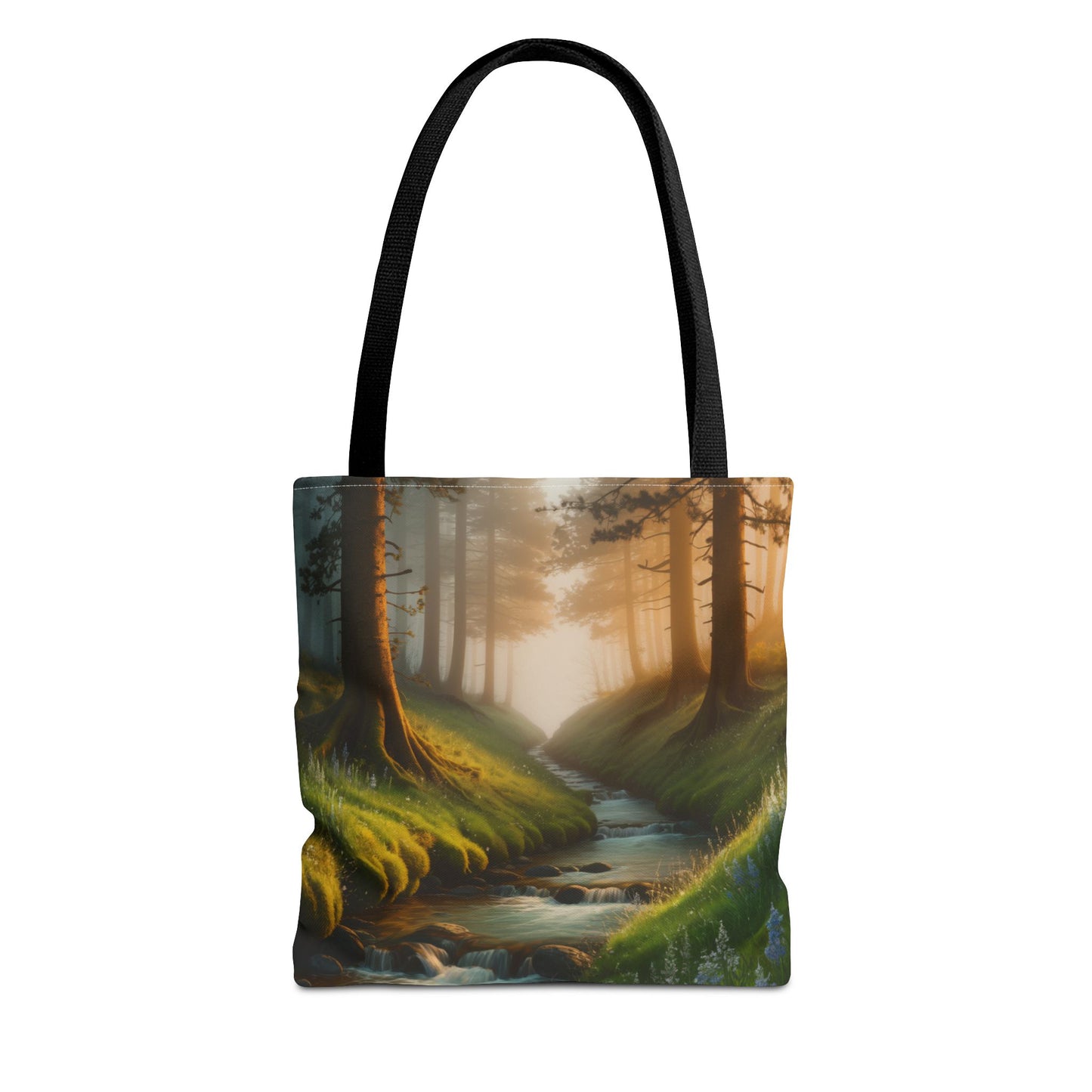 Nature Stream Tote Bag Shopping Bag Reusable Tote Nature Bag