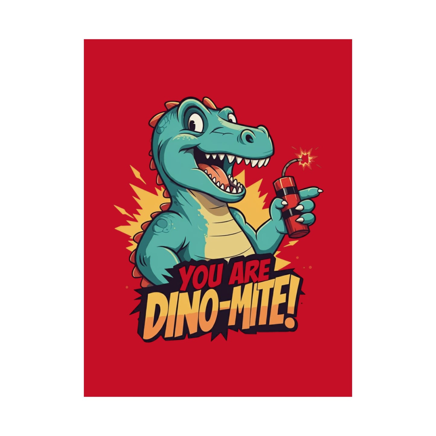 Vertical Poster Dino-Mite Dinosaur